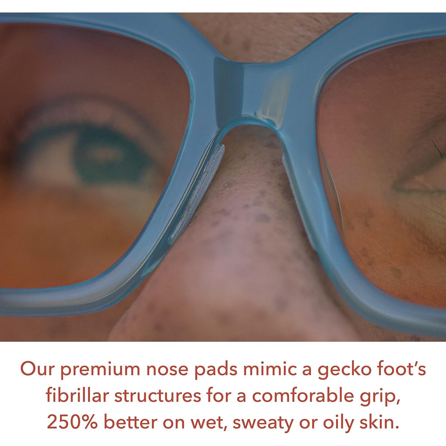 Setex Almohadillas Antideslizantes para Gafas 0.6mm - 5 Pares Negros