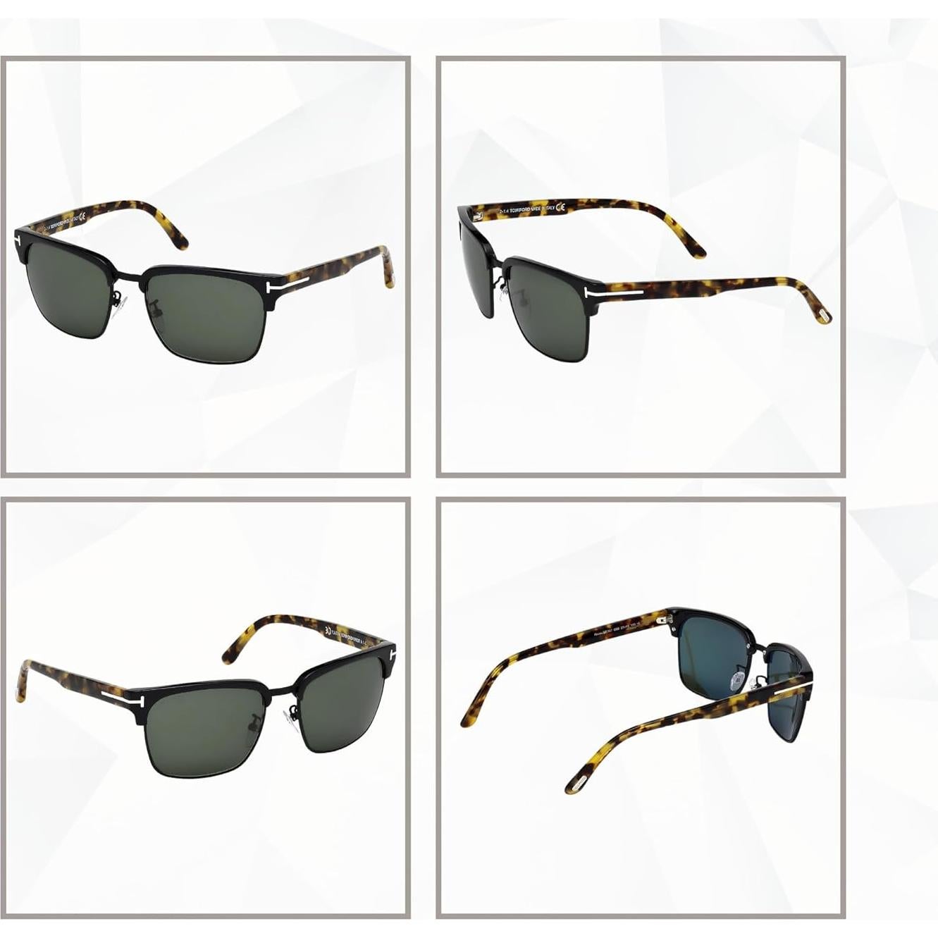 Gafas de sol Tom Ford FT0367 River para hombres + Kit iWear