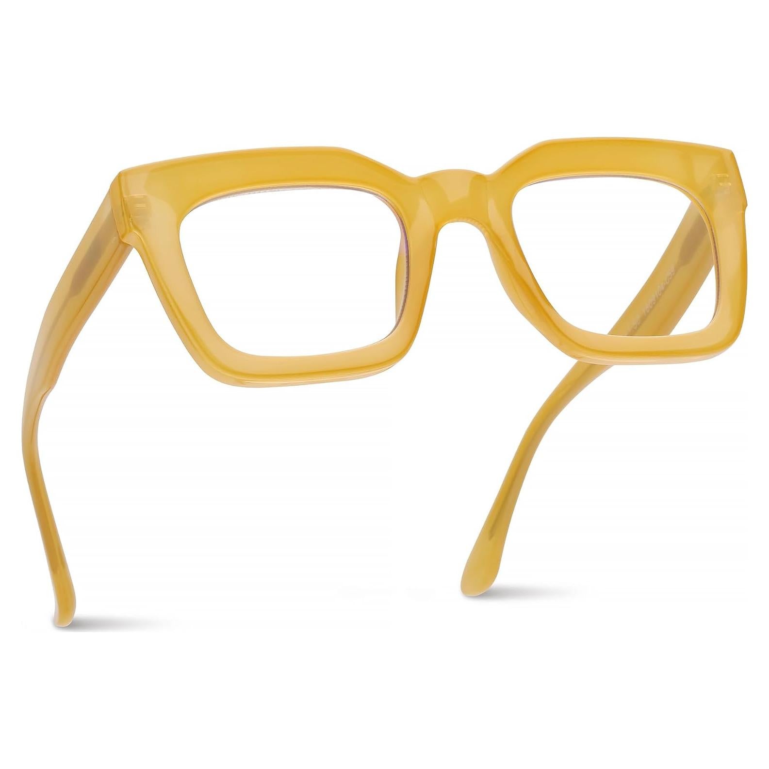 Gafas de Lectura AQWANO para Mujeres Cuadradas con Luz Azul