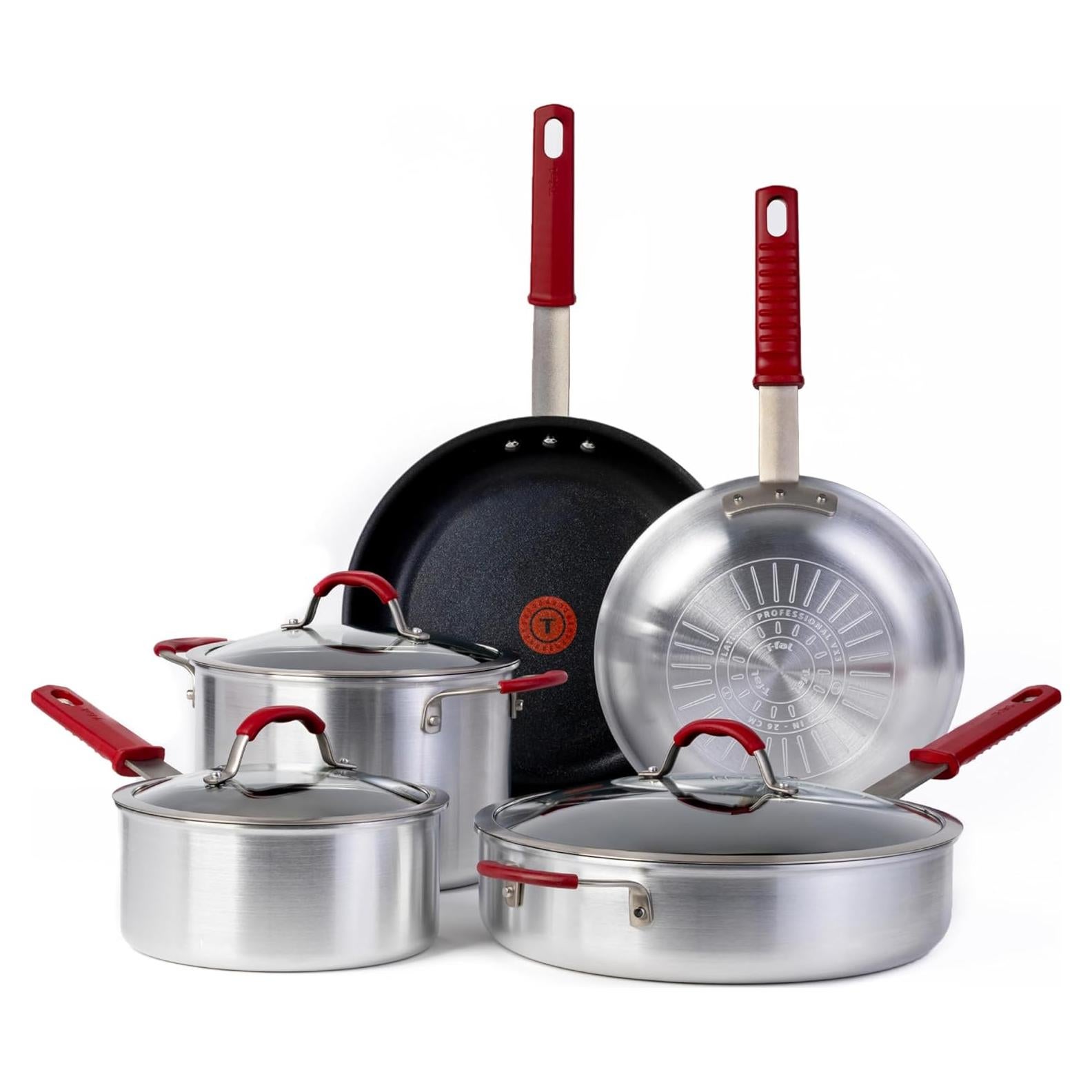 Juego de Utensilios de Cocina T-Fal 8 Piezas Antiadherente