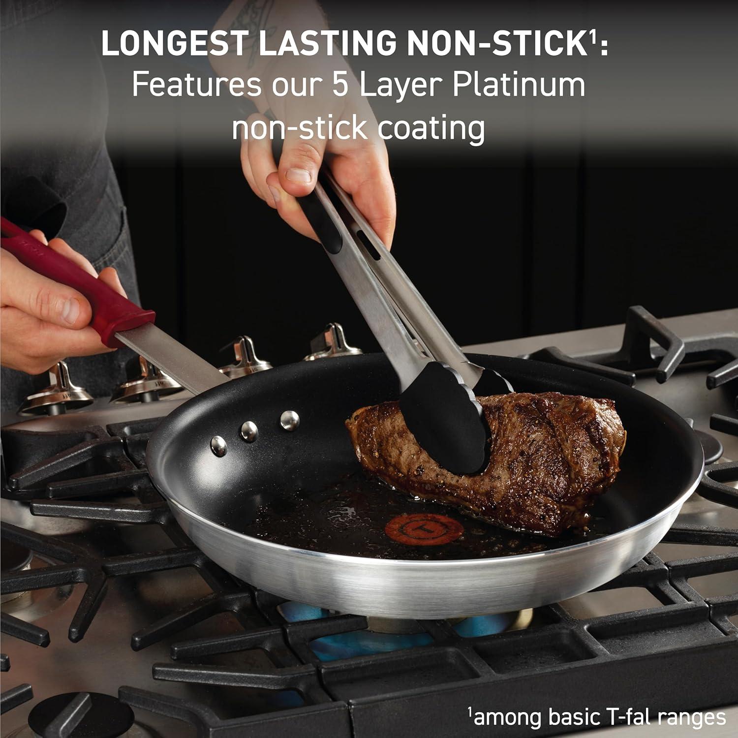 Juego de Utensilios de Cocina T-Fal 8 Piezas Antiadherente