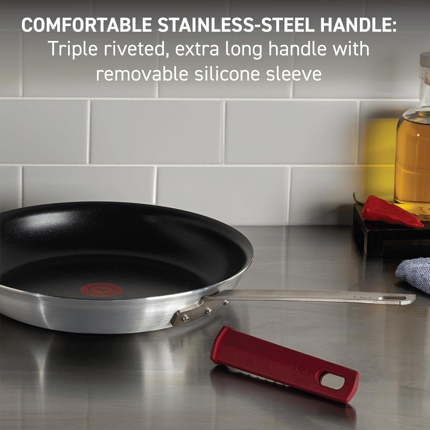 Juego de Utensilios de Cocina T-Fal 8 Piezas Antiadherente