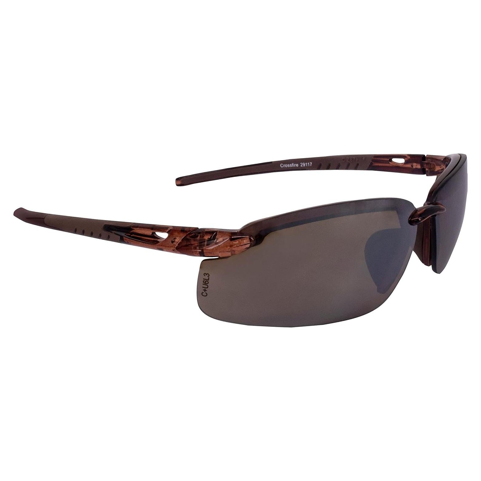 Gafas de Seguridad Crossfire ES5, Lente Espejo Marrón