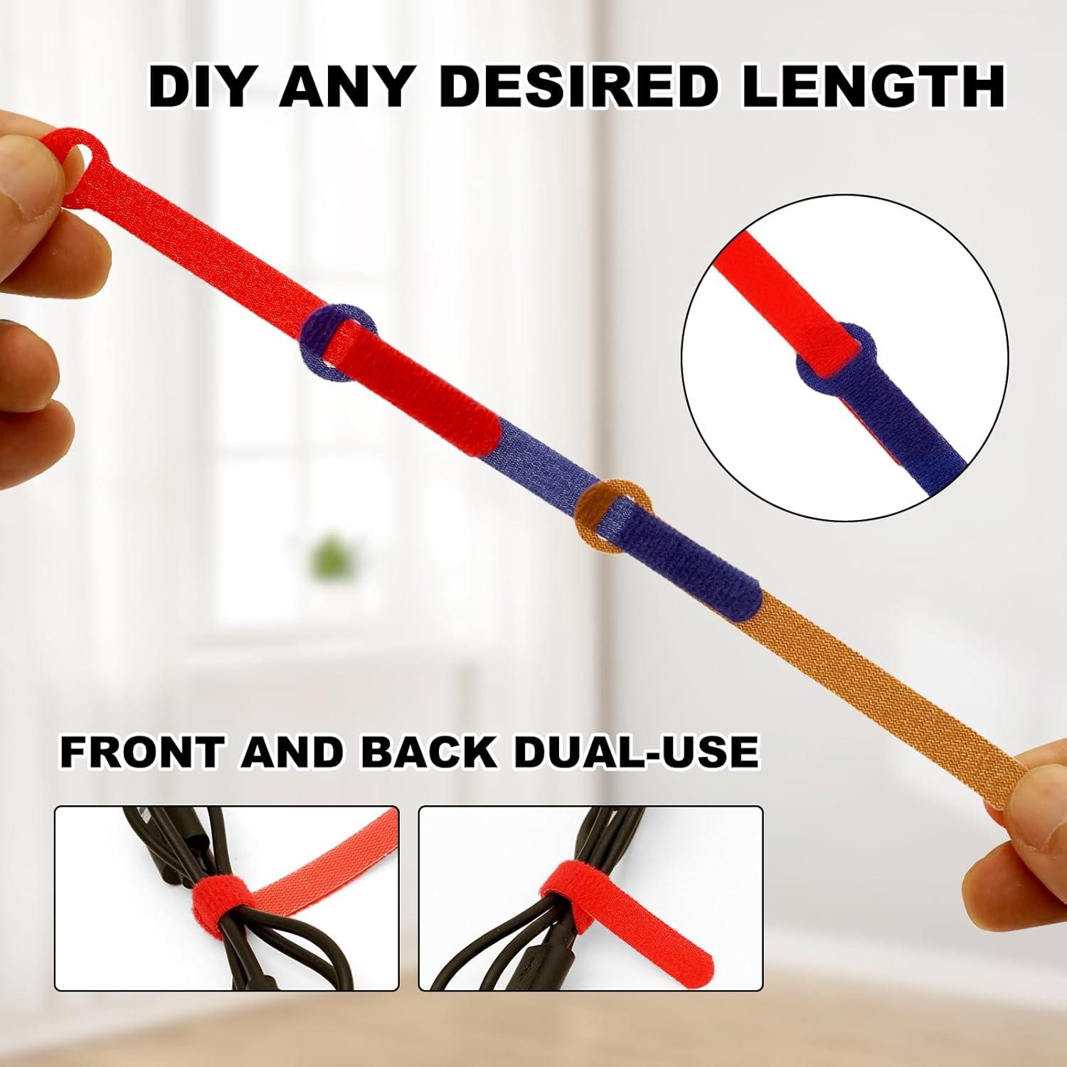 150 Sujetacables Reutilizables HAVE ME TD Multicolor 4-10 cm