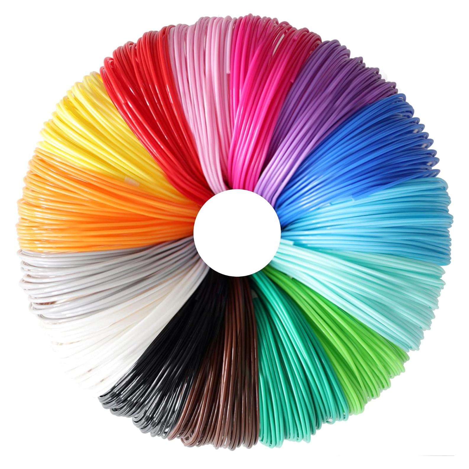 Filamento PLA 1.75mm DO3D 15 Colores 150 pies para 3D