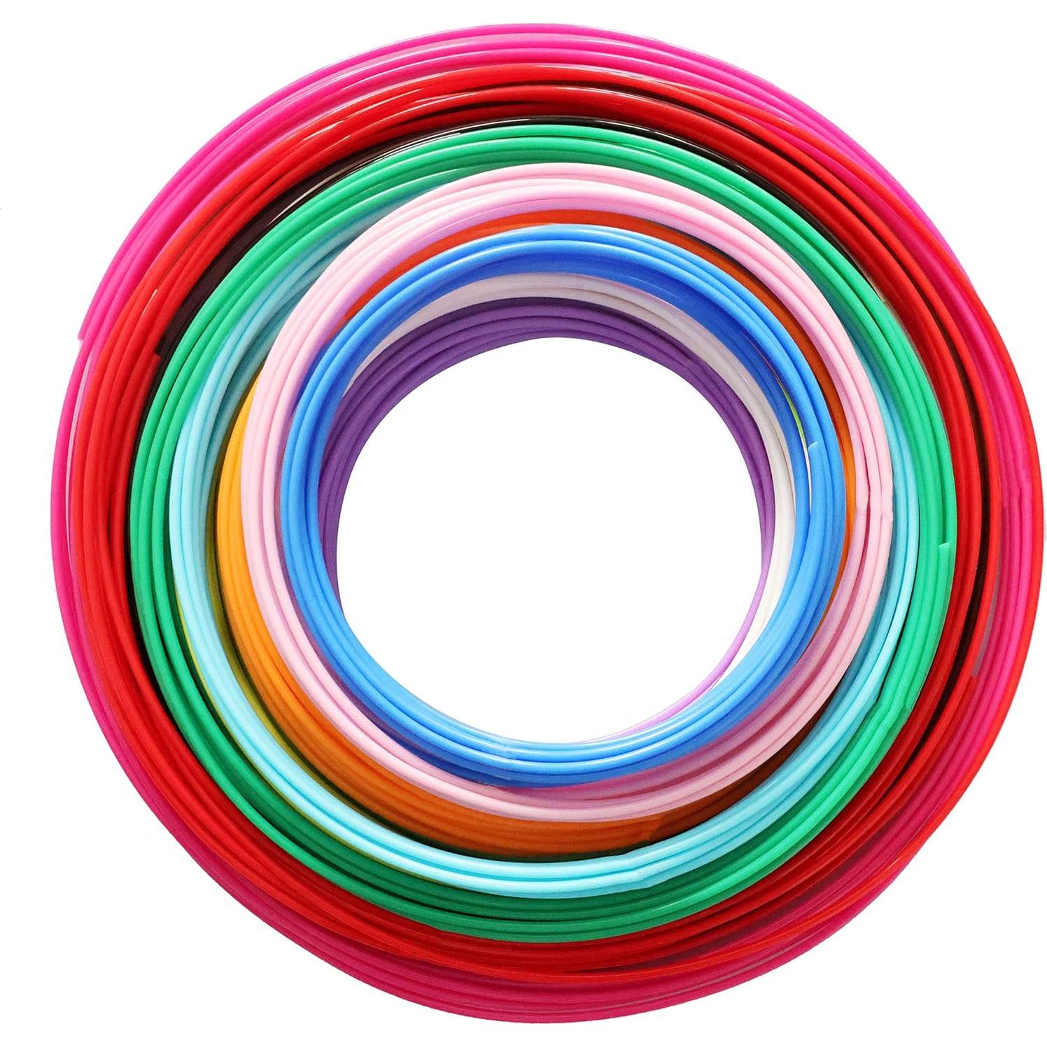 Filamento PLA 1.75mm DO3D 15 Colores 150 pies para 3D