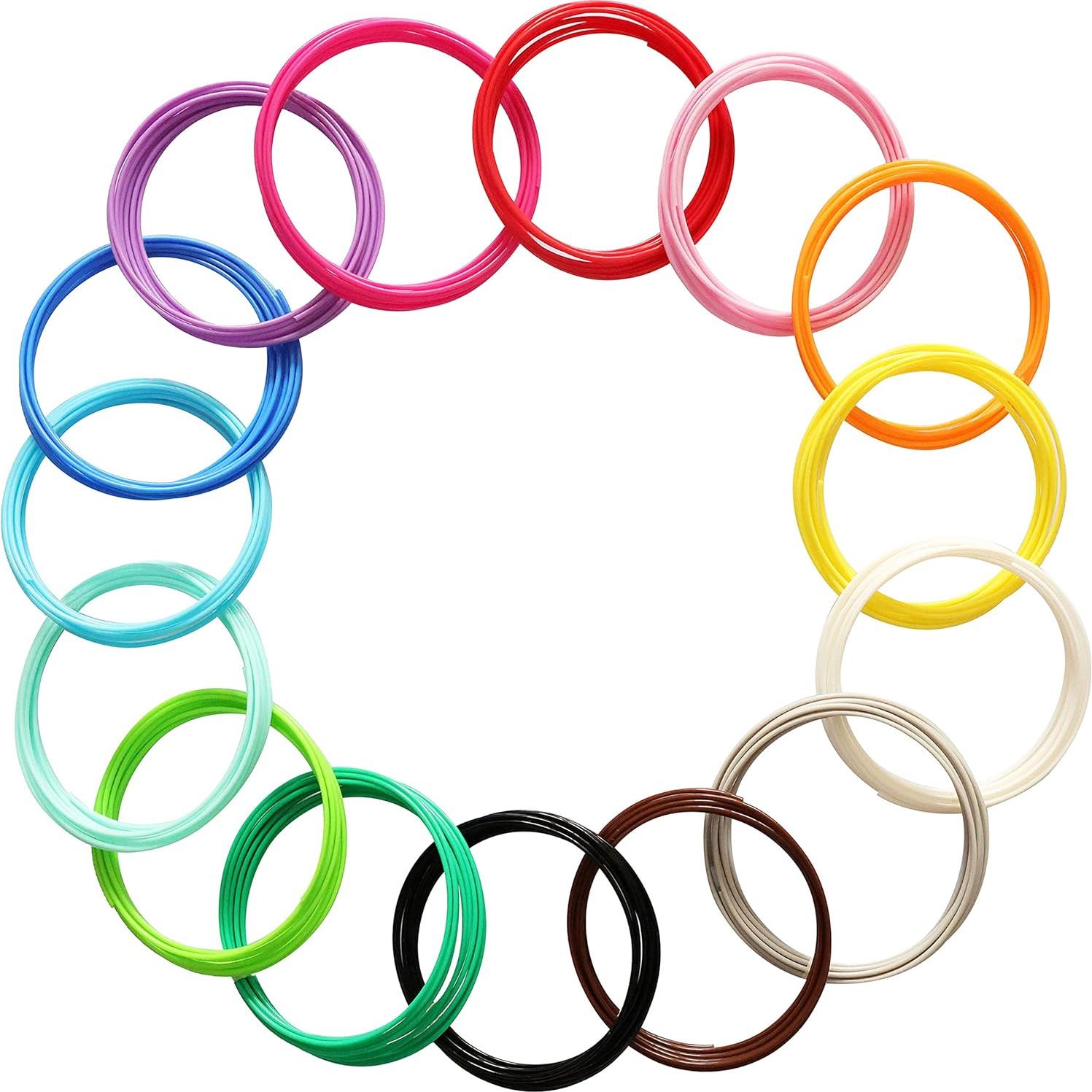 Filamento PLA 1.75mm DO3D 15 Colores 150 pies para 3D