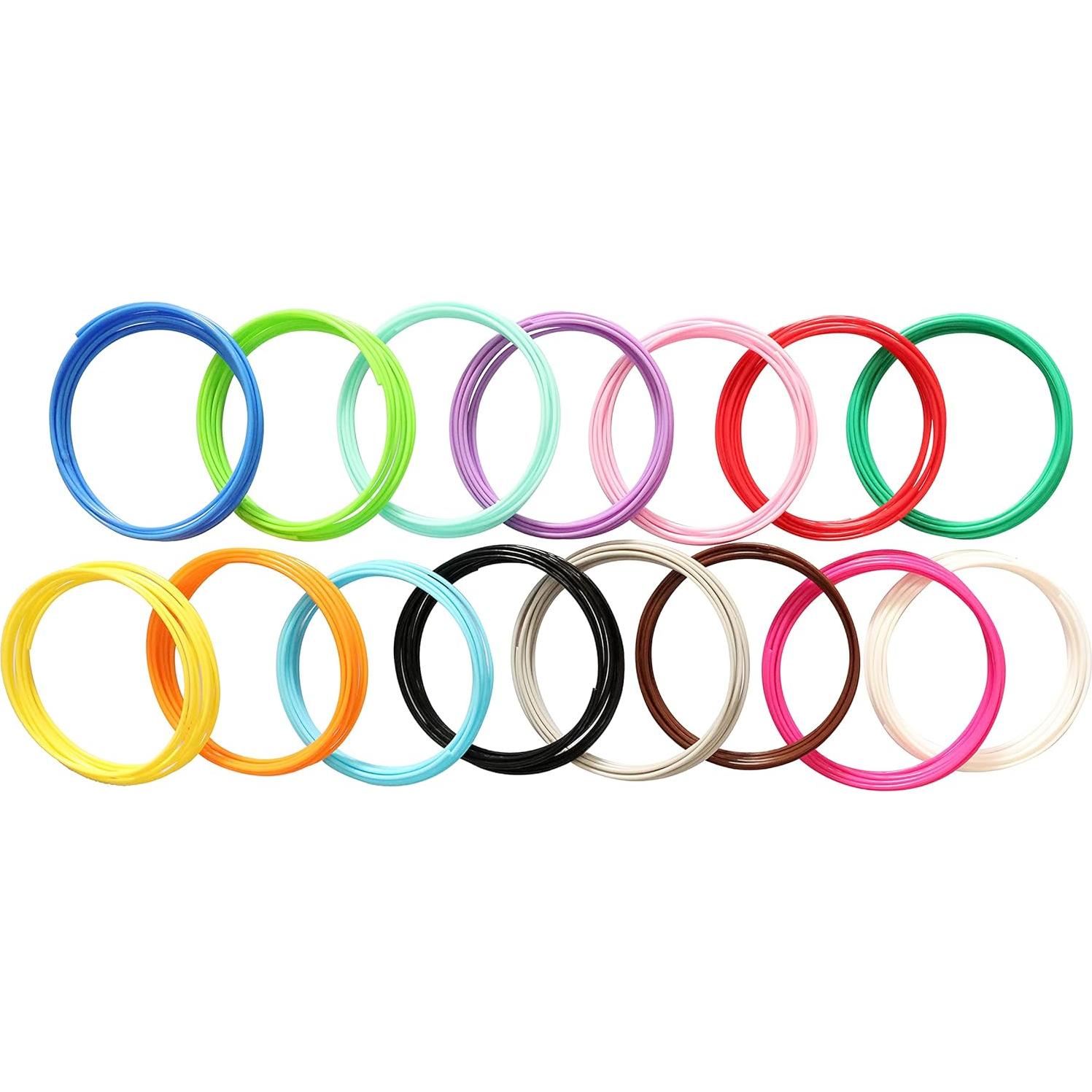 Filamento PLA 1.75mm DO3D 15 Colores 150 pies para 3D