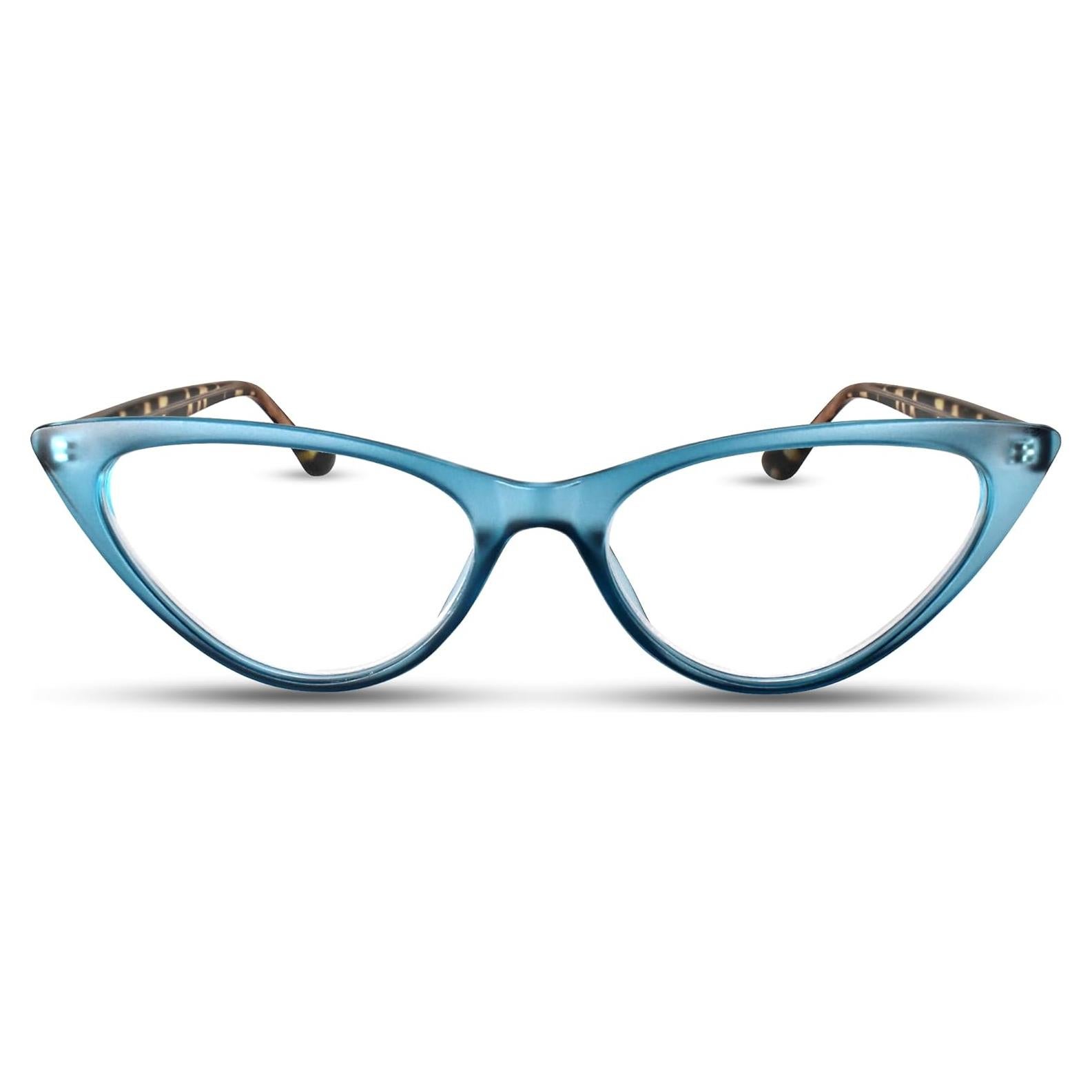 Gafas de Lectura Cat Eye 2SeeLife Azul Aqua 1.0x Lentes Premium