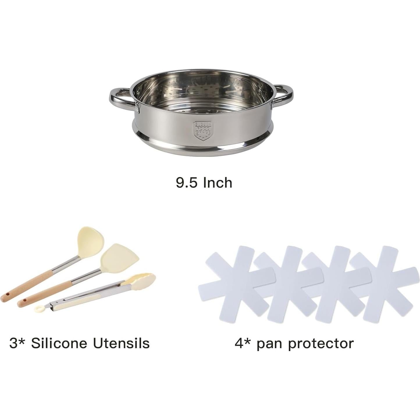 Juego de Ollas y Sartenes Anymark 16 Piezas Antiadherente