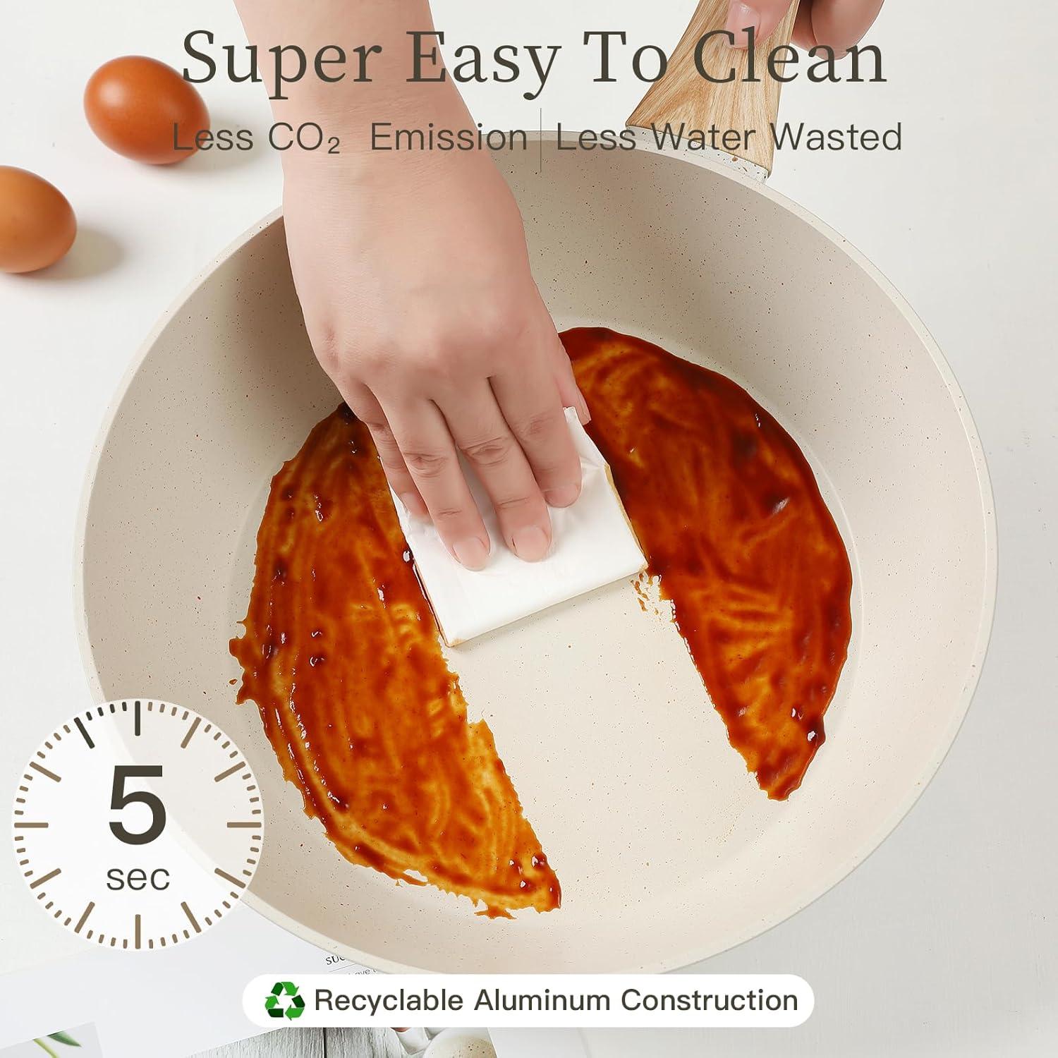 Juego de Ollas y Sartenes Anymark 16 Piezas Antiadherente