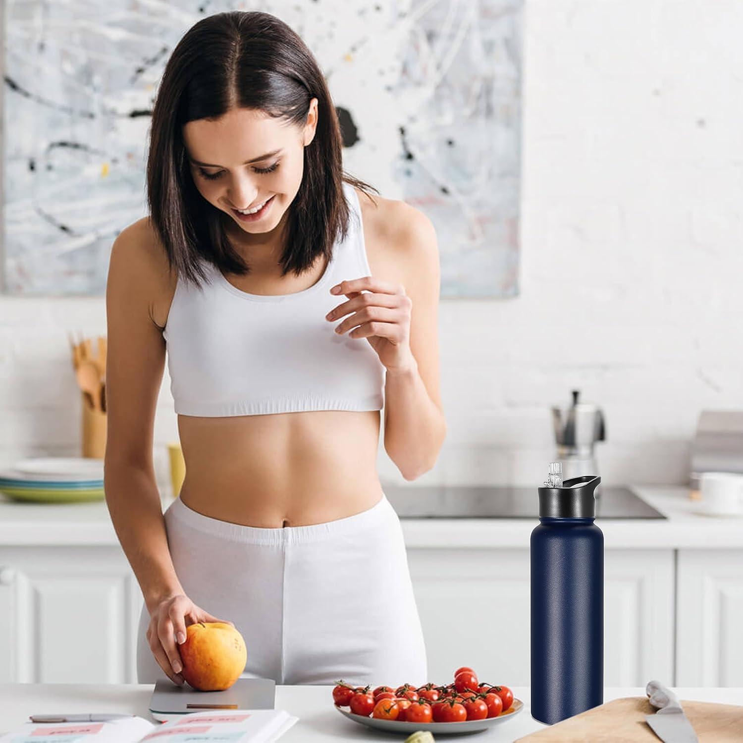 Botella de Agua Aislada VEGOND 1.18L 4 Piezas Doble Pared