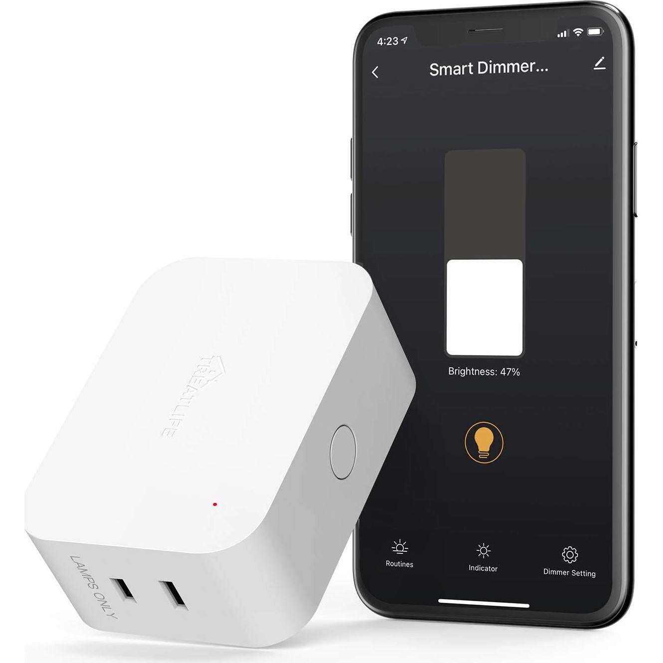 Enchufe Regulador Inteligente Treatlife 300W Doble Salida