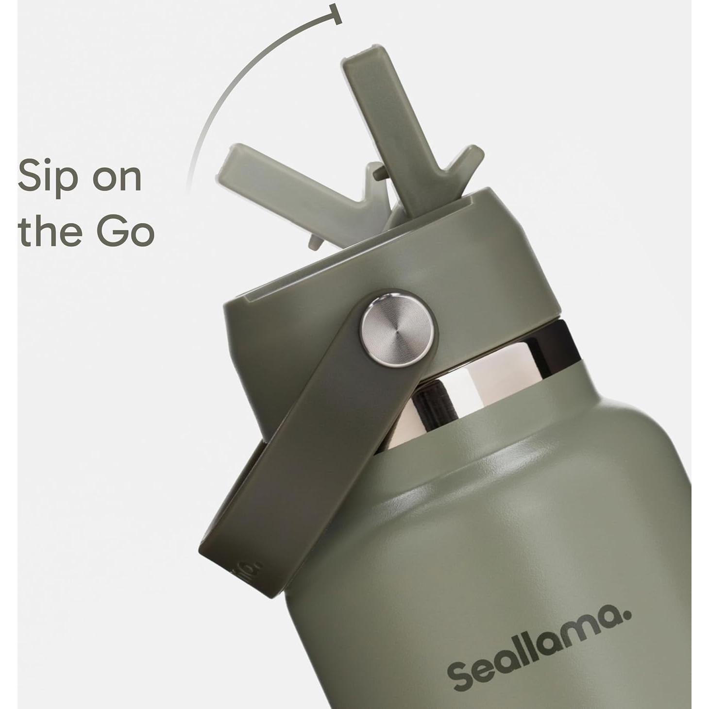 Botella de Agua Seallama 32 oz Acero Inoxidable Verde