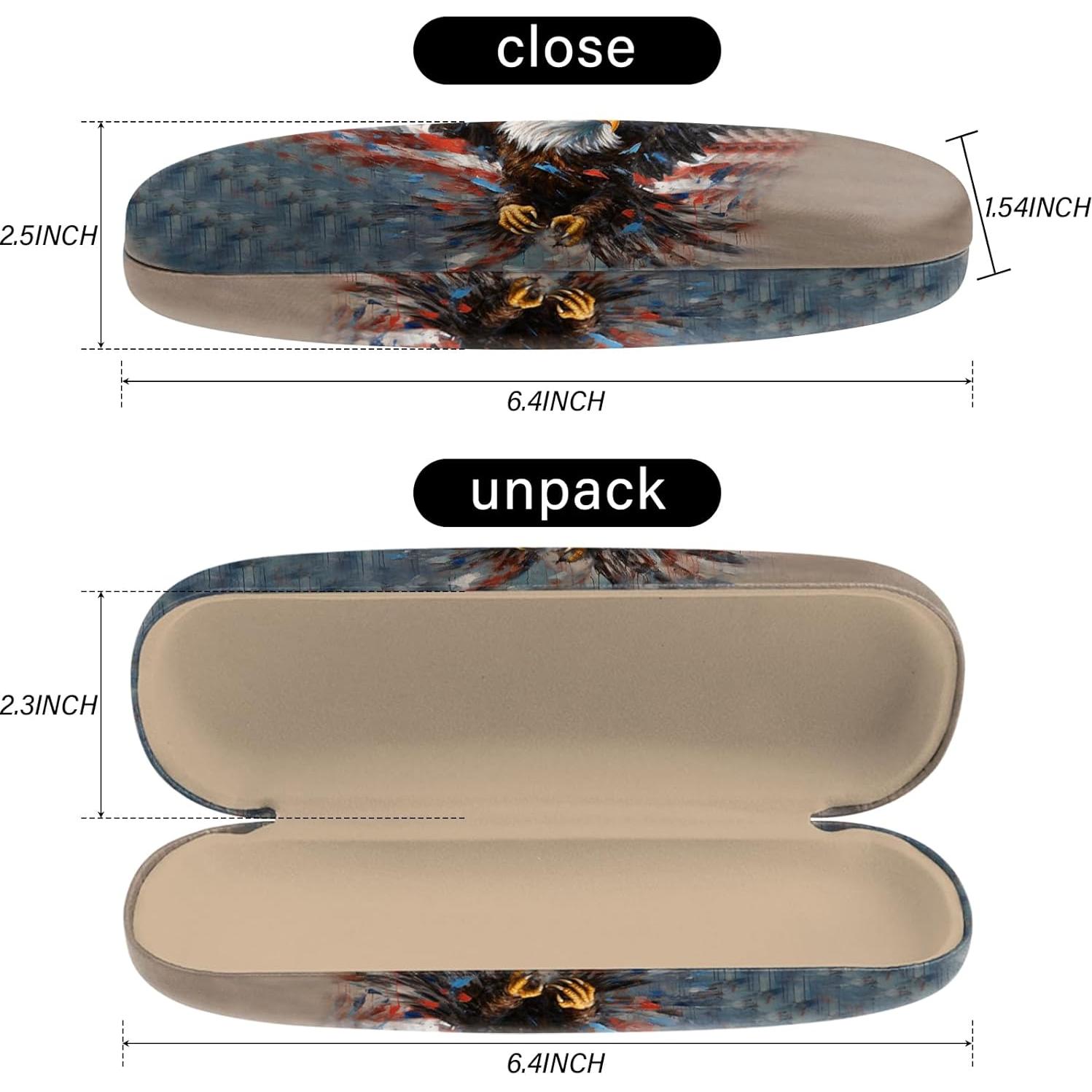 Estuche para Gafas Duro con Paño de Limpieza - Unisex