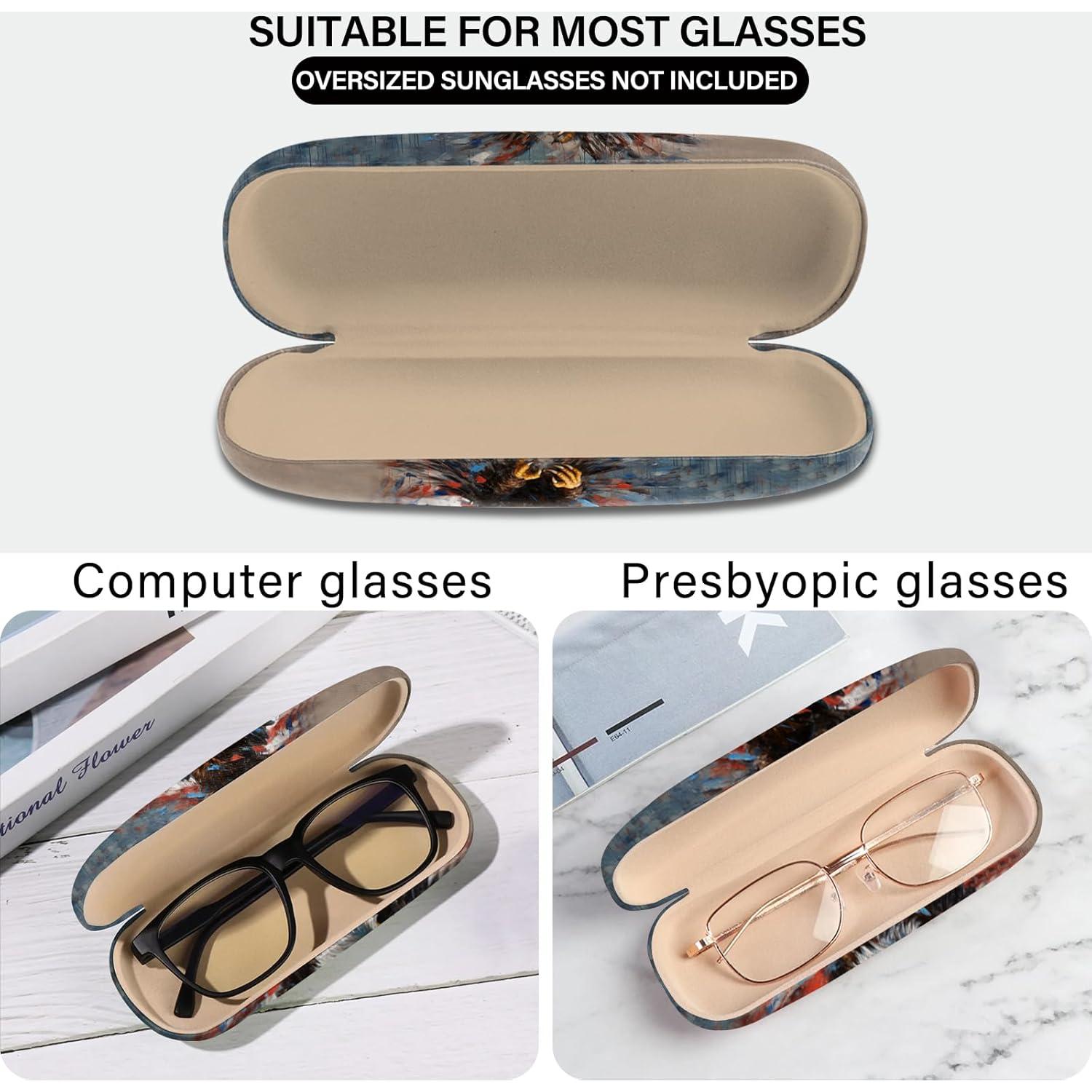 Estuche para Gafas Duro con Paño de Limpieza - Unisex