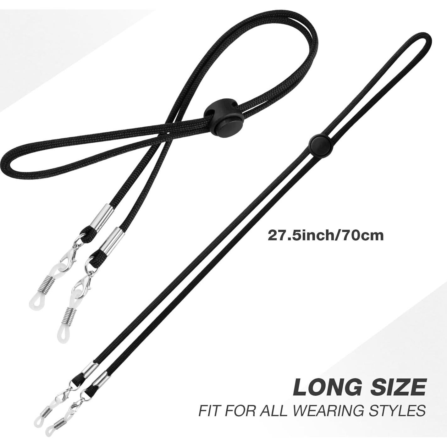 Correa para Gafas DUGRAFT - Ajustable, 75 cm, Negro