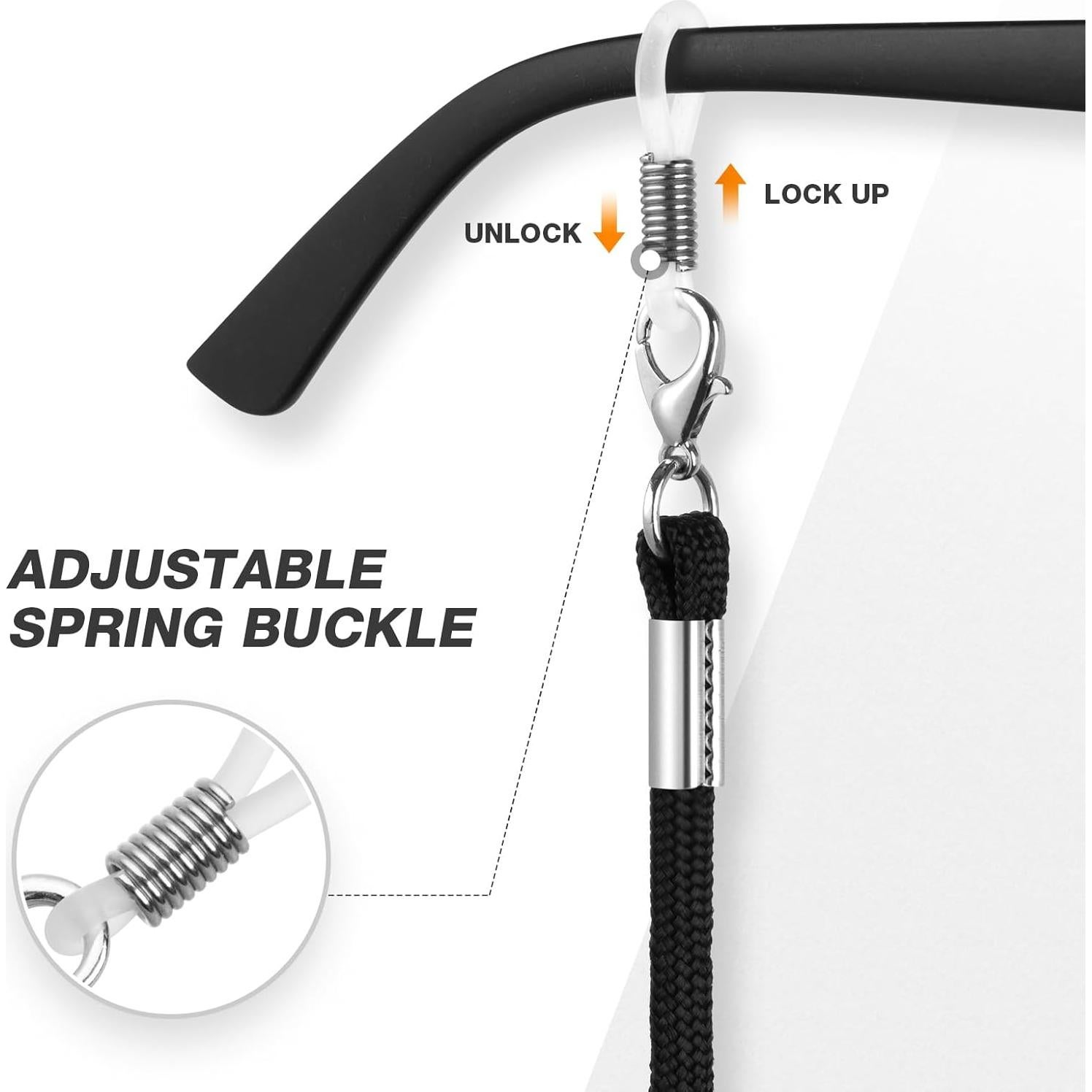 Correa para Gafas DUGRAFT Ajustable 75 cm Negra