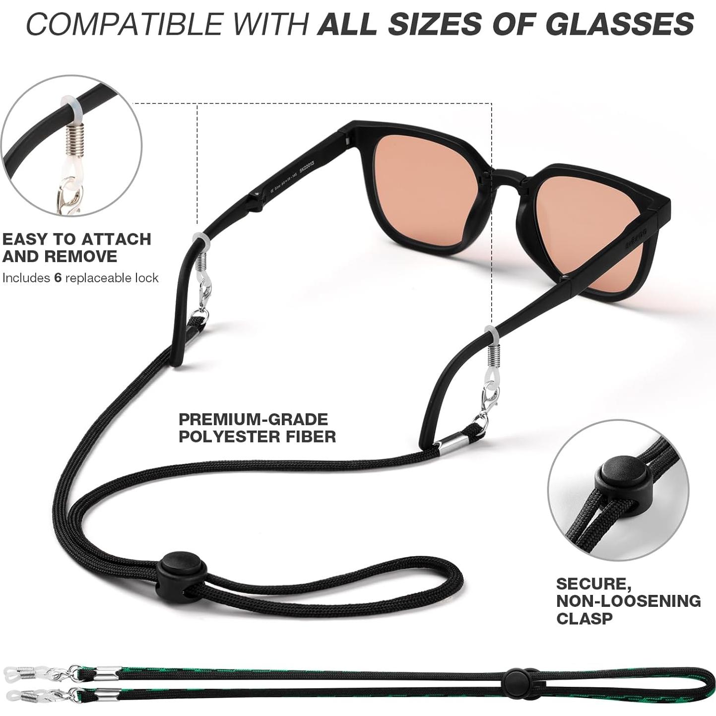 Correa para Gafas DUGRAFT Ajustable 75 cm Negra