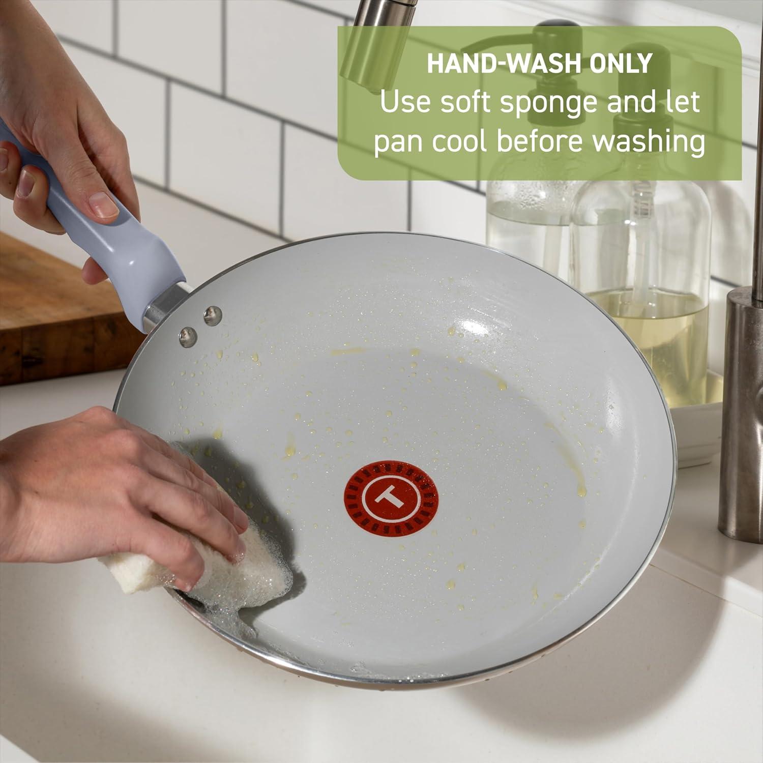 Juego de Utensilios de Cocina T-fal 12 Piezas Cerámica Gris