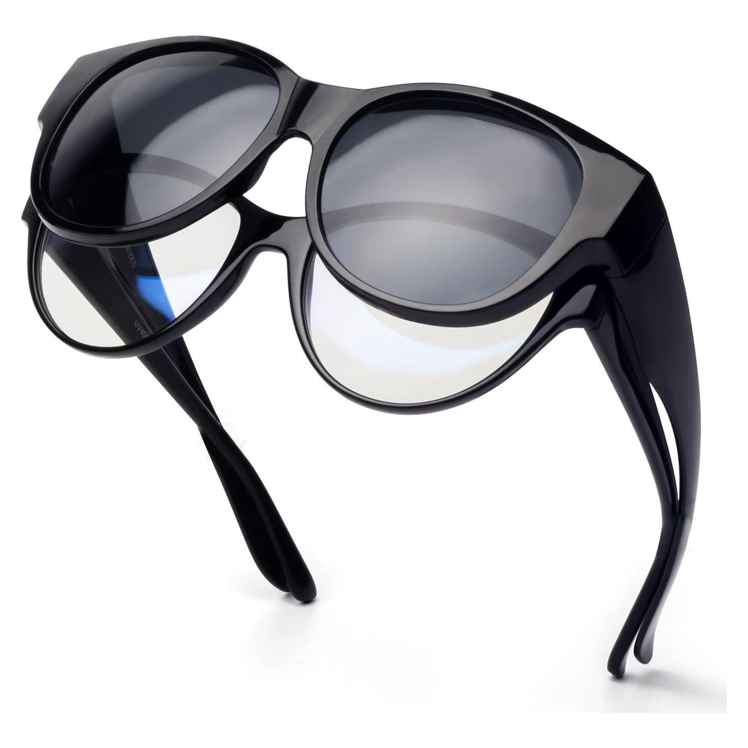 Gafas de sol polarizadas Face Shadow para usar sobre gafas UV400