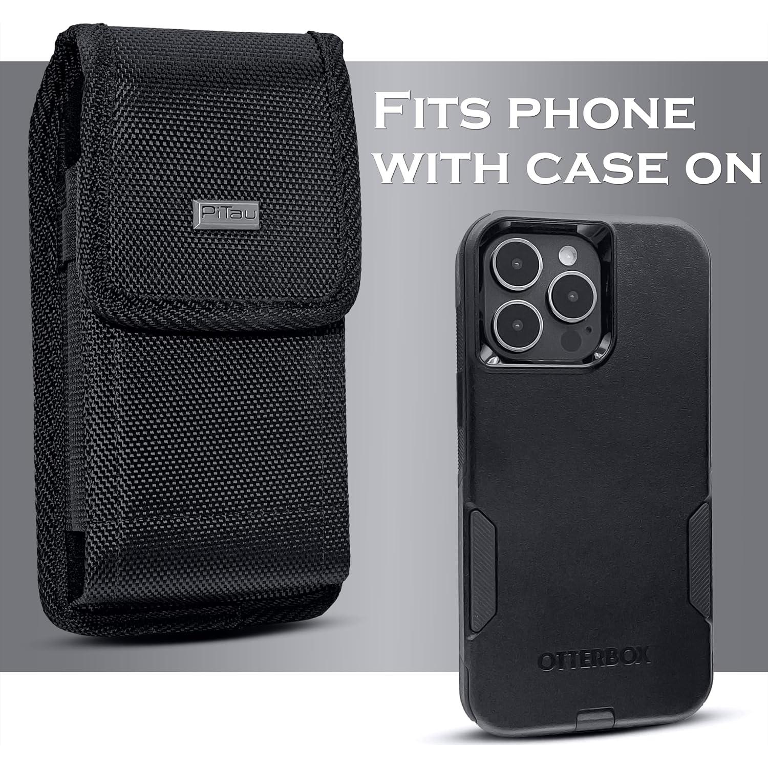 Funda PiTau para iPhone 16/15/14/13/12/11 y Galaxy S24 Negra