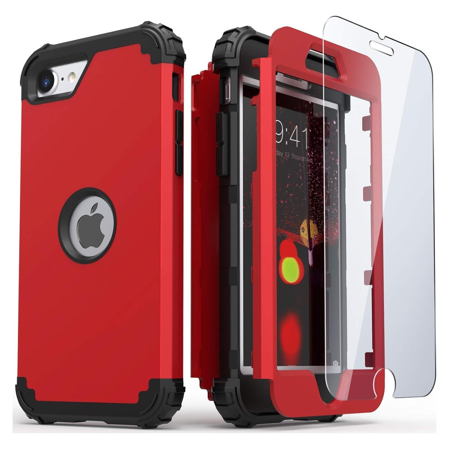 Funda IDweel para iPhone SE 2020/2022 con Protector