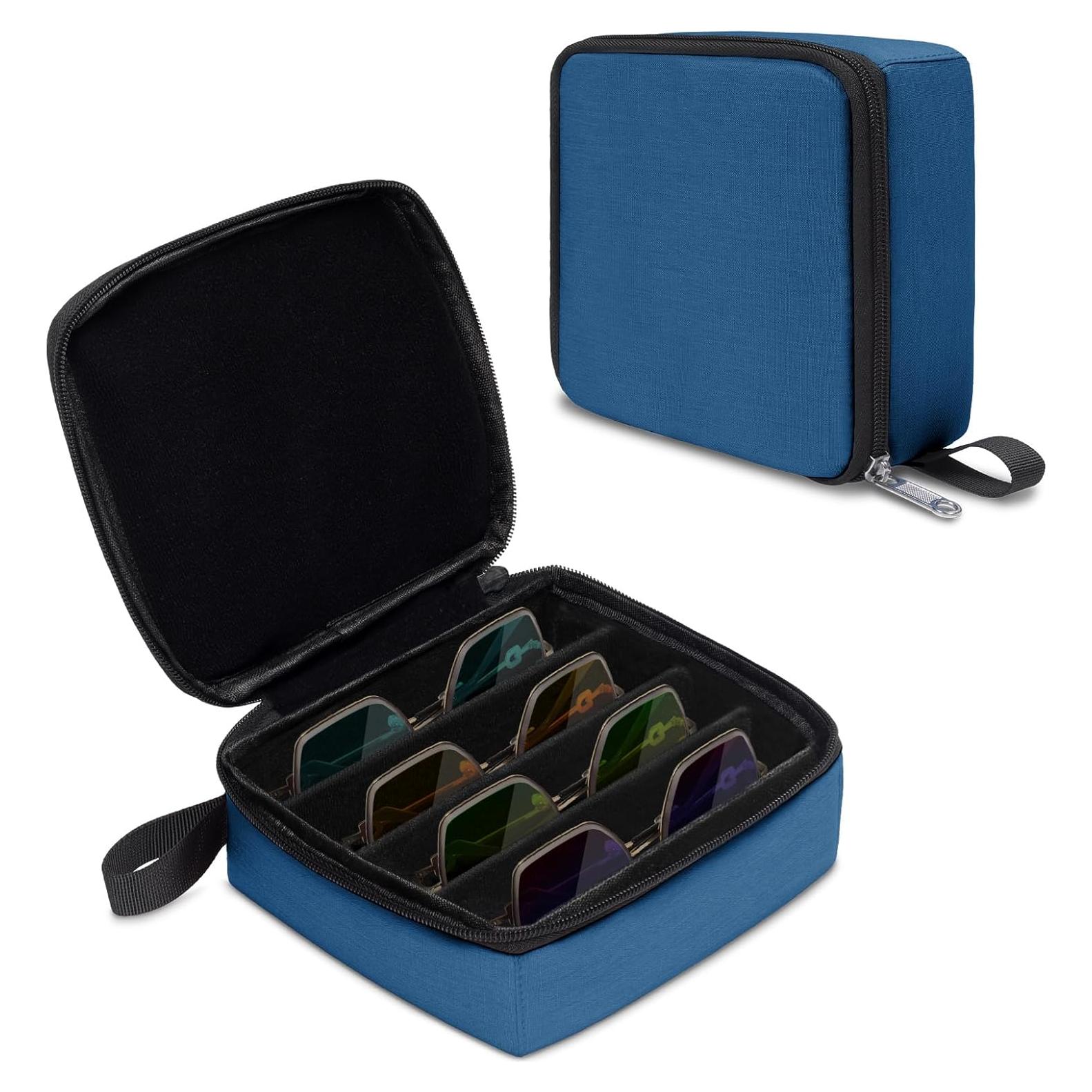 Estuche Organizador de Gafas de Sol Bukere, 4 Ranuras Ajustables