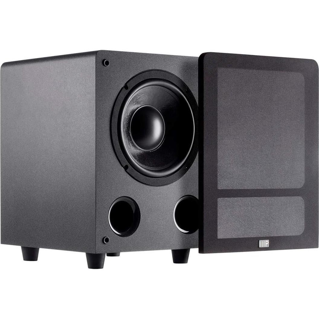 Subwoofer Monoprice 8" 200W Controlador Dinámico Negro