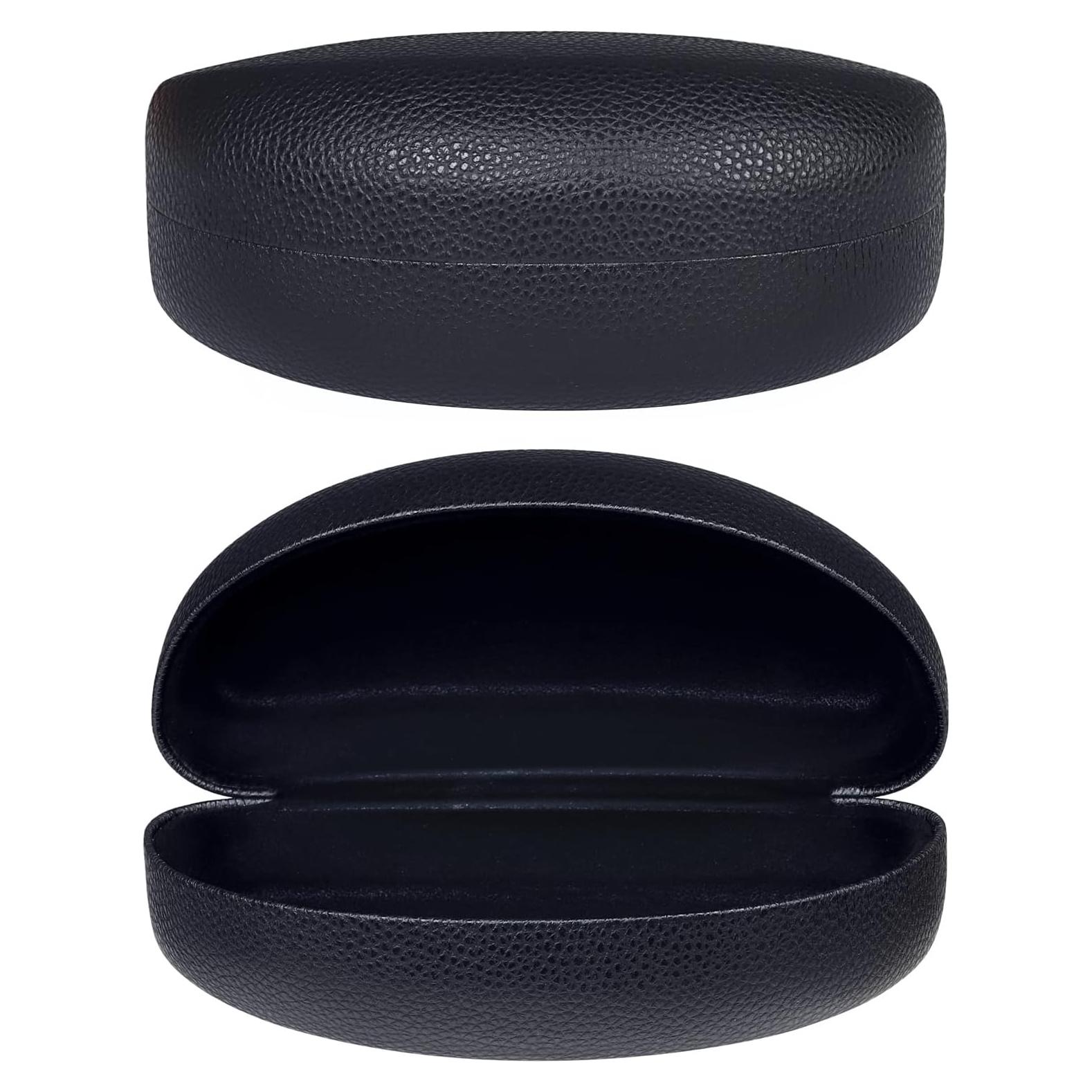 Funda Dura para Gafas de Sol Molshine Negra con Paño