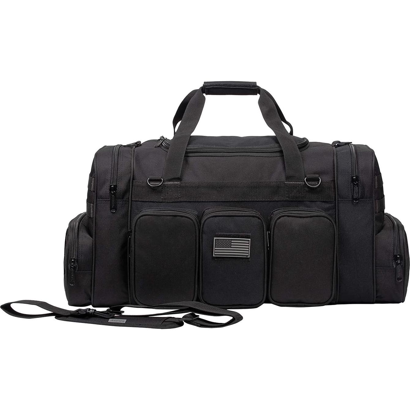 Bolsa de Duffel Táctica K-Cliffs 55.88cm Negra 22L