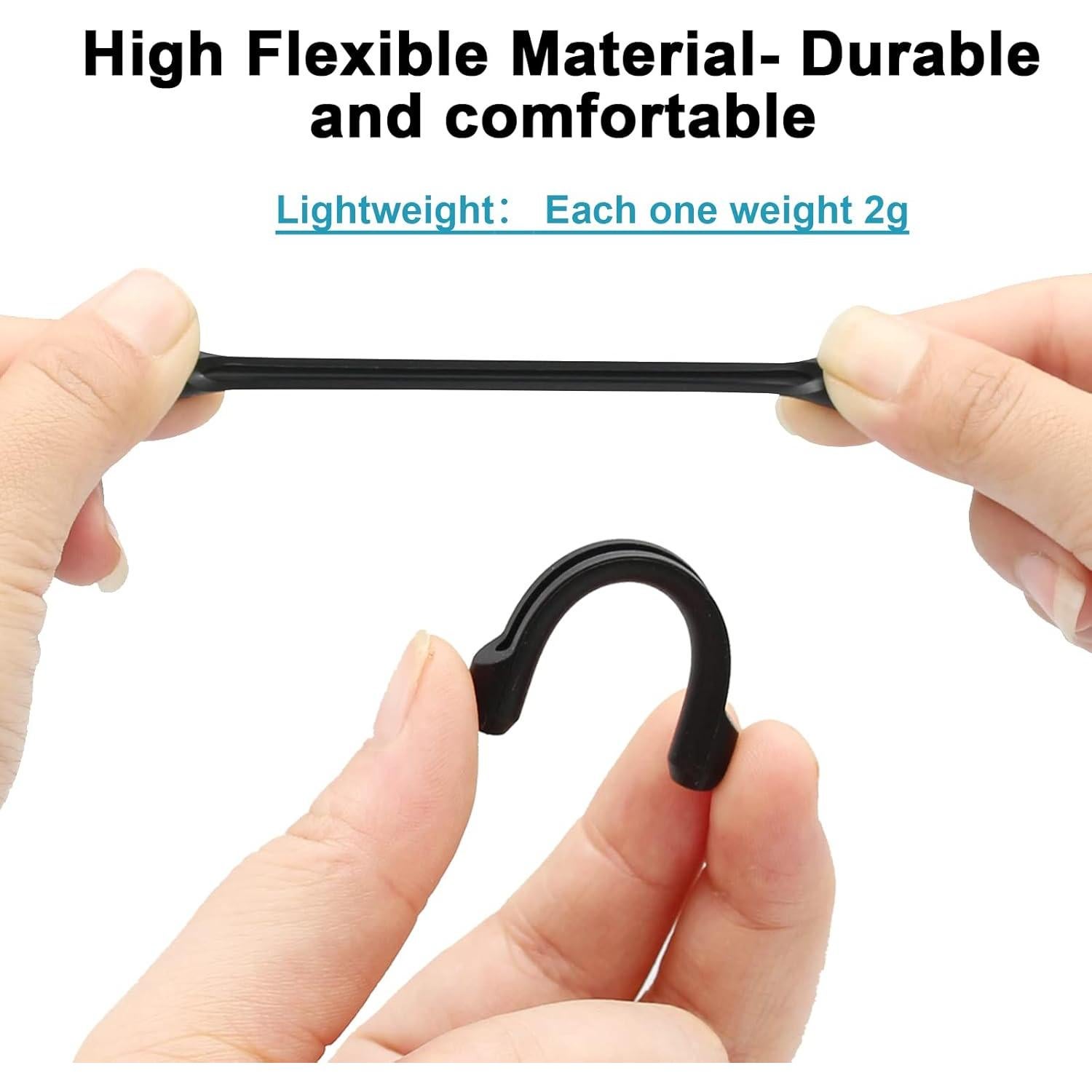 10 Pares Sujetadores Gafas ANYGIFT Silicona Antideslizante