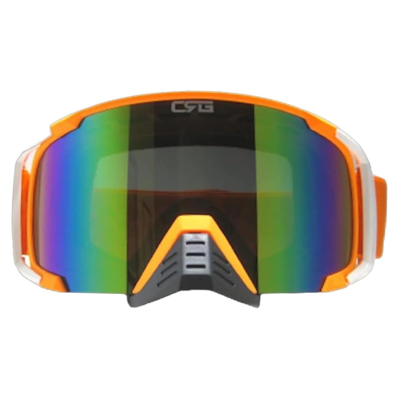 Gafas de Motociclismo CRG Sports T815 Naranja Anti-Niebla