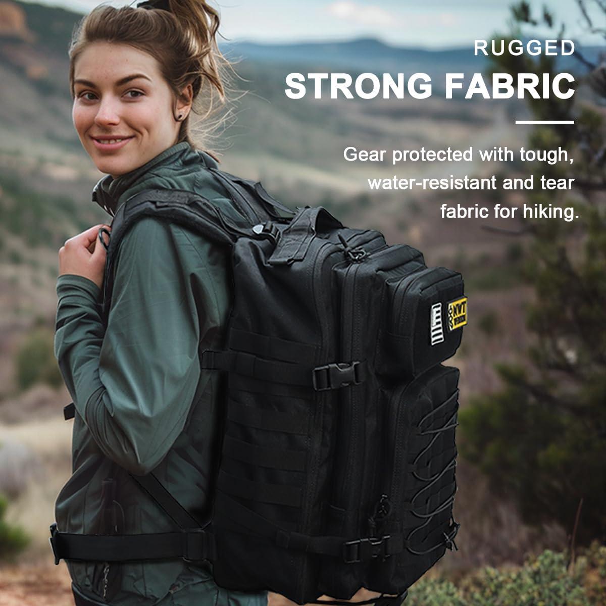 Mochila Táctica Militar Molle 40L Resistente para Camping