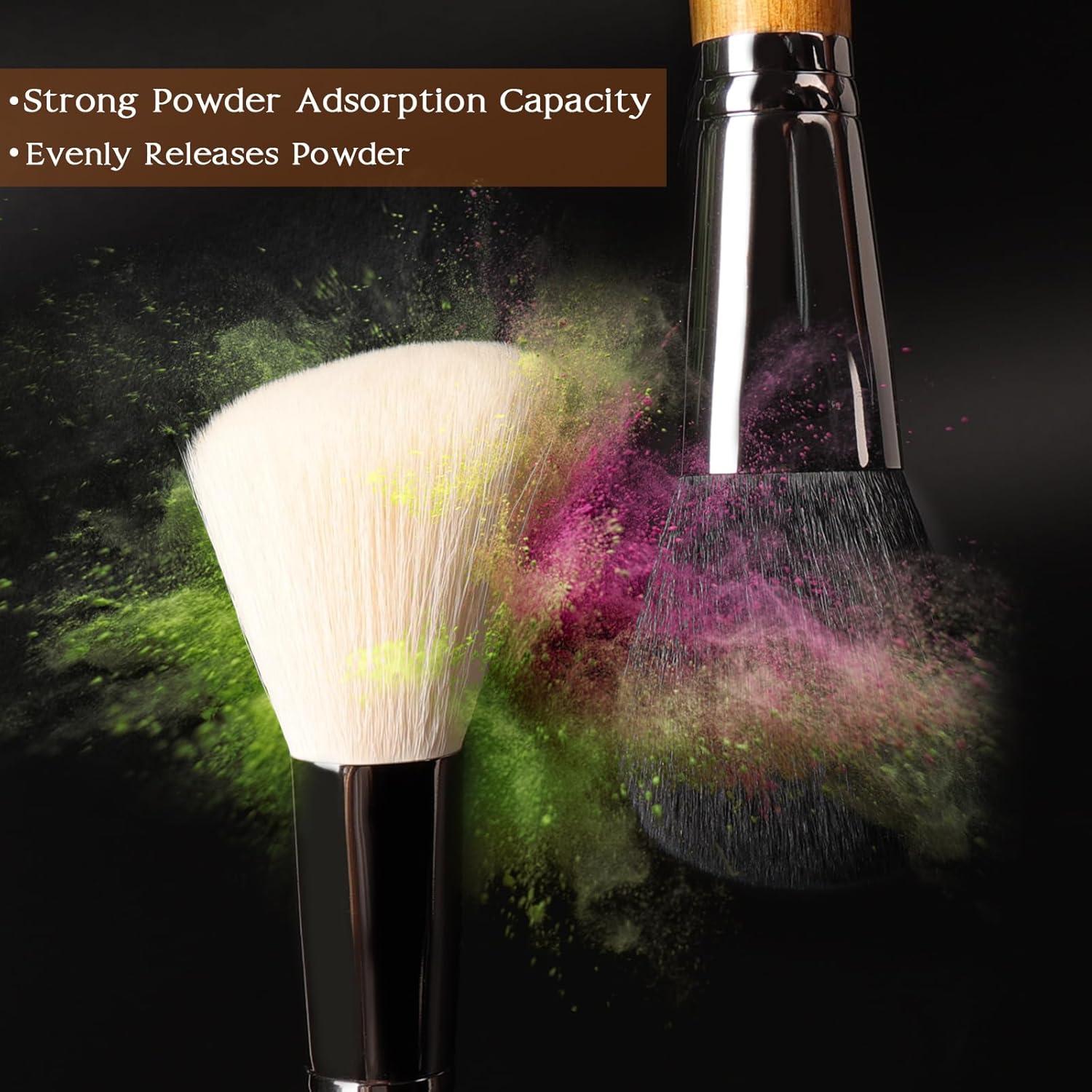 Juego de Brochas de Maquillaje Vidany 15 Piezas con Bolsa