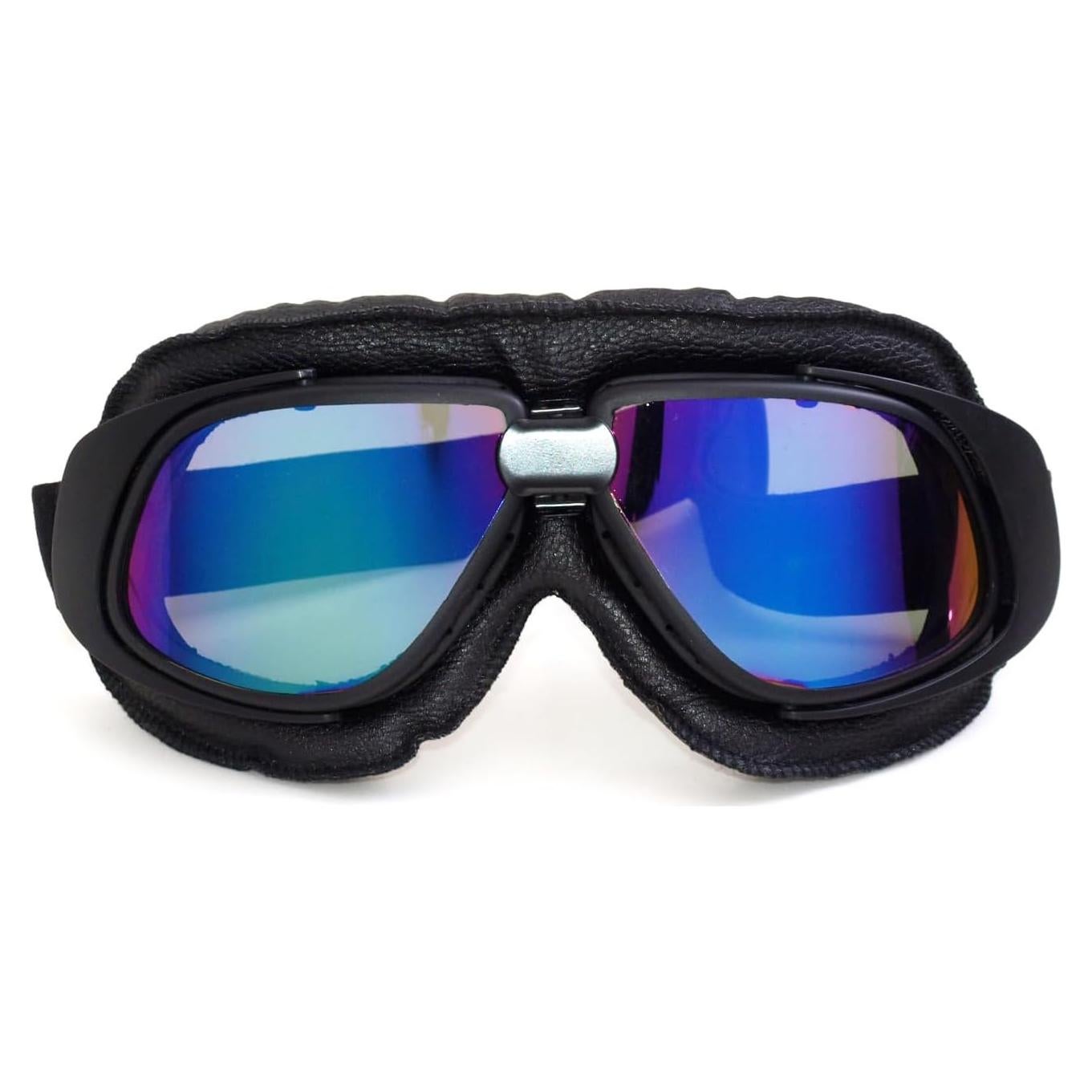 Gafas de Motocicleta CRG Sports Vintage Unisex con Lente UV