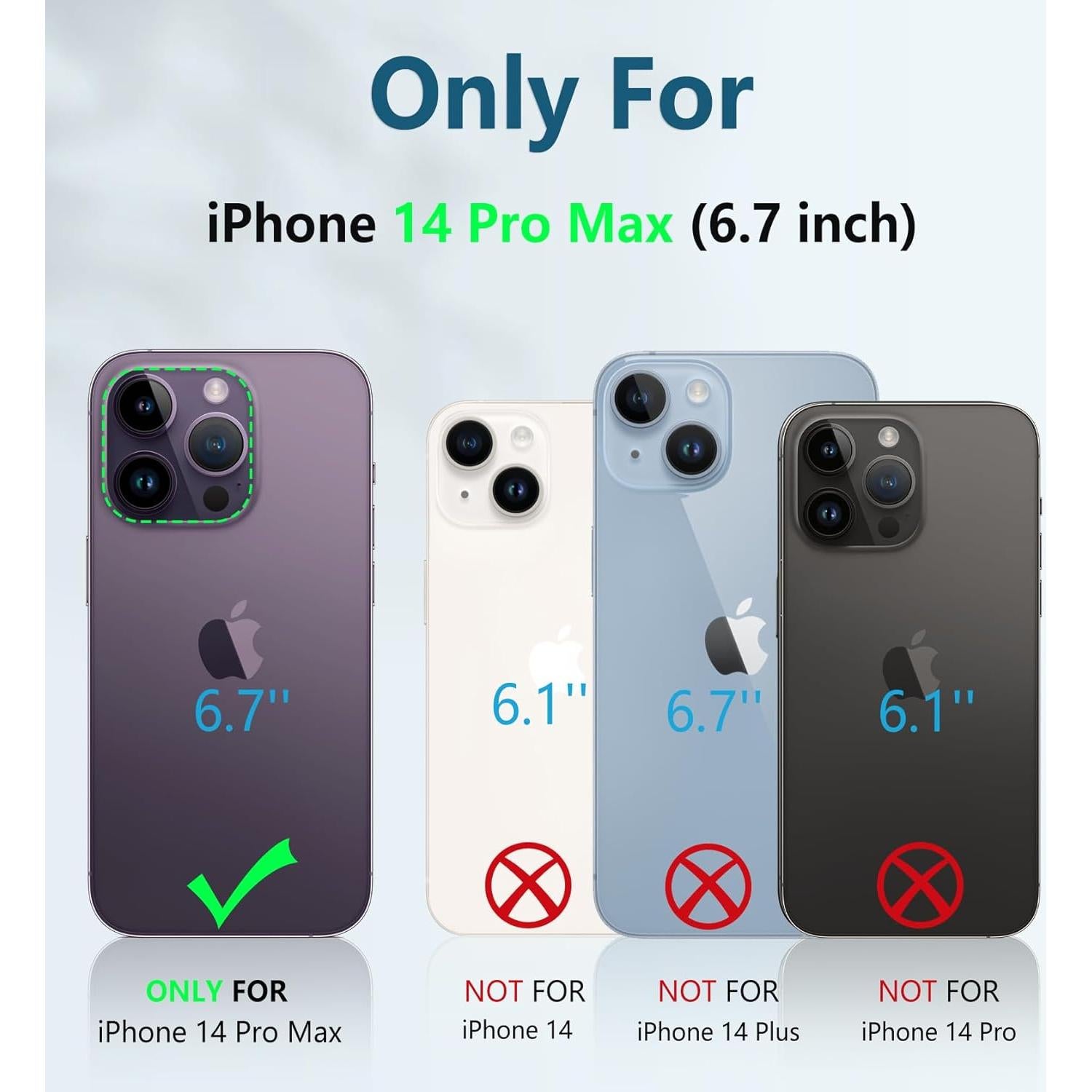 Funda FNTCASE para iPhone 14 Pro Max - Protección Militar Beige