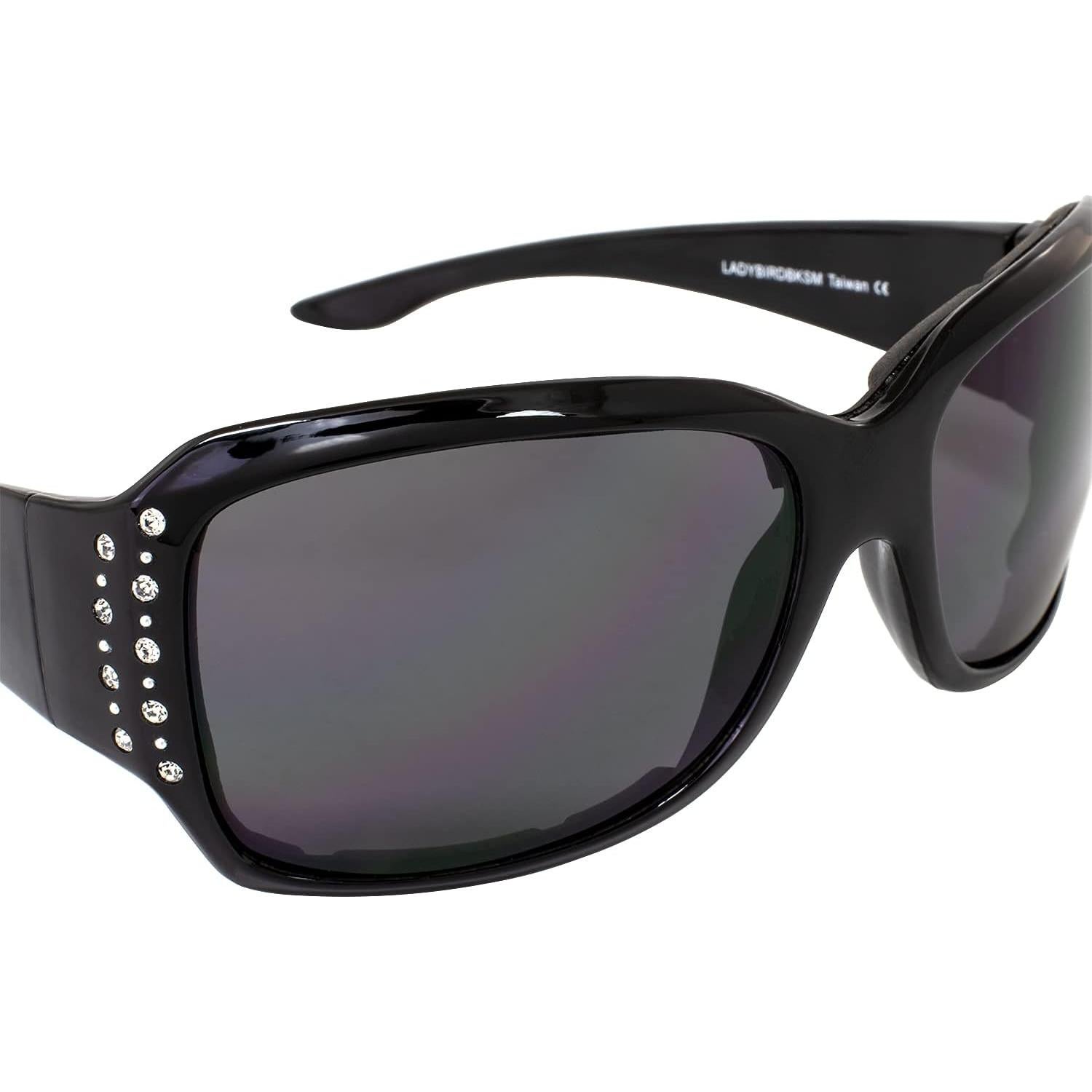 Gafas de sol de moto LadyBird para mujer con almohadillas - 3 pares