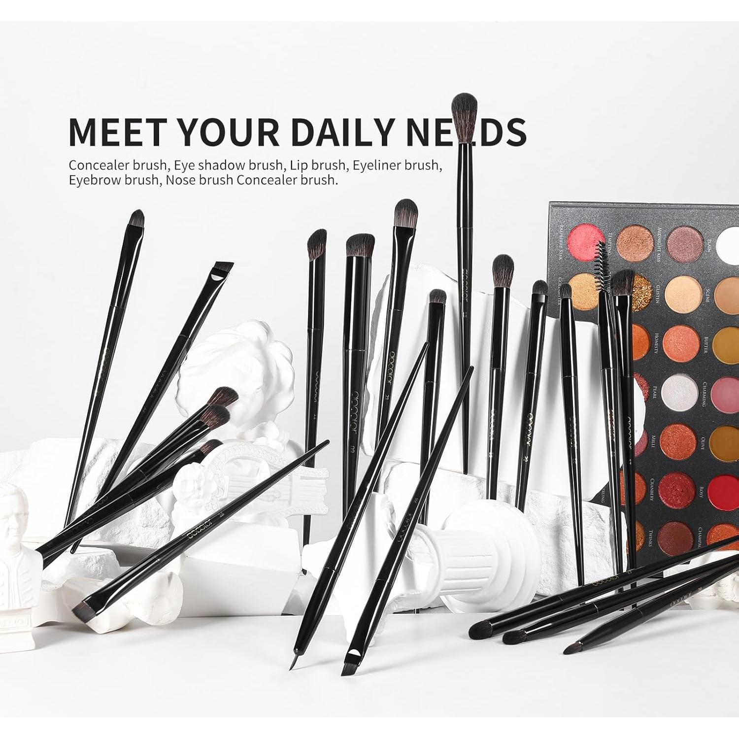 Juego de Brochas Docolor Obsidiana 30 Pcs Profesional