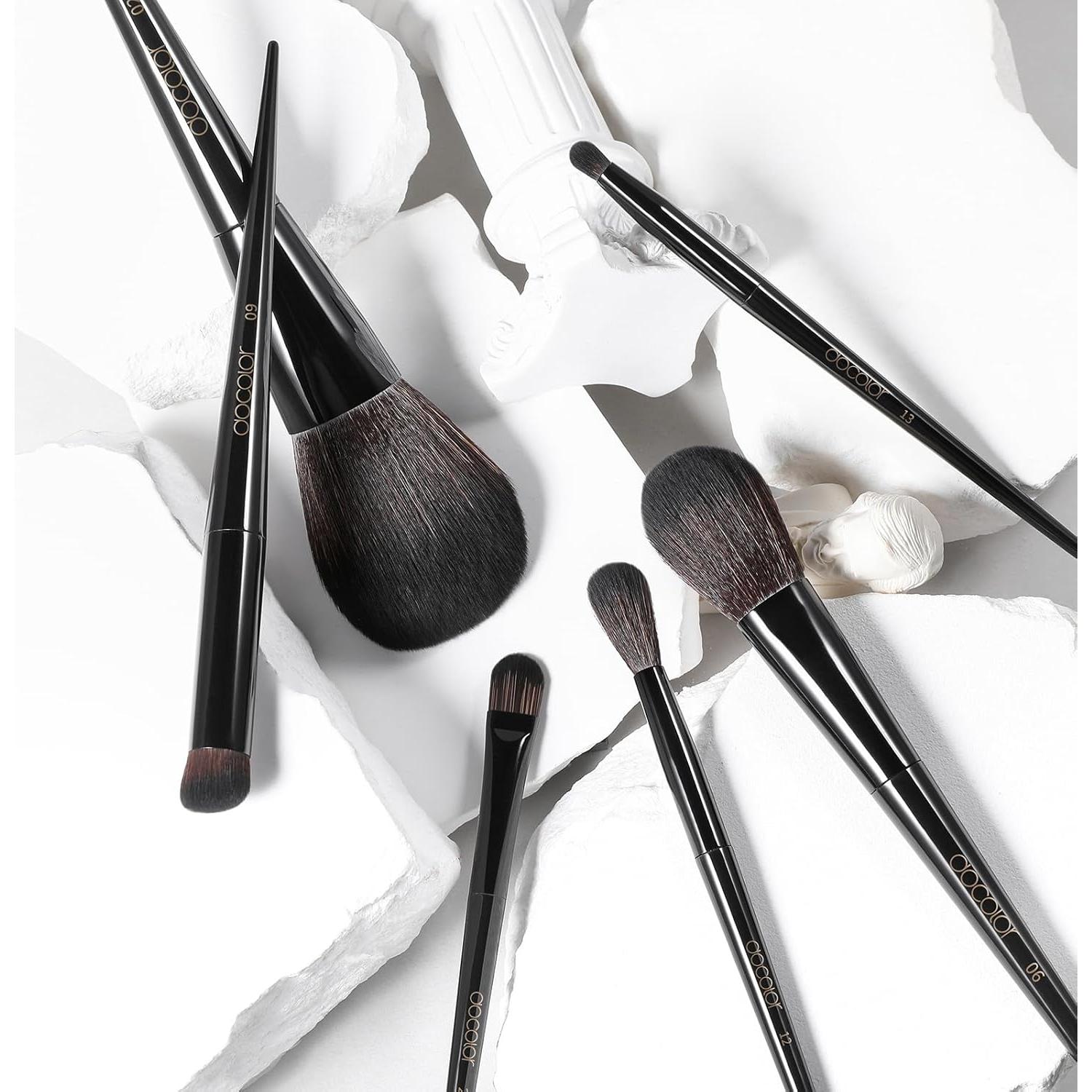 Juego de Brochas Docolor Obsidiana 30 Pcs Profesional