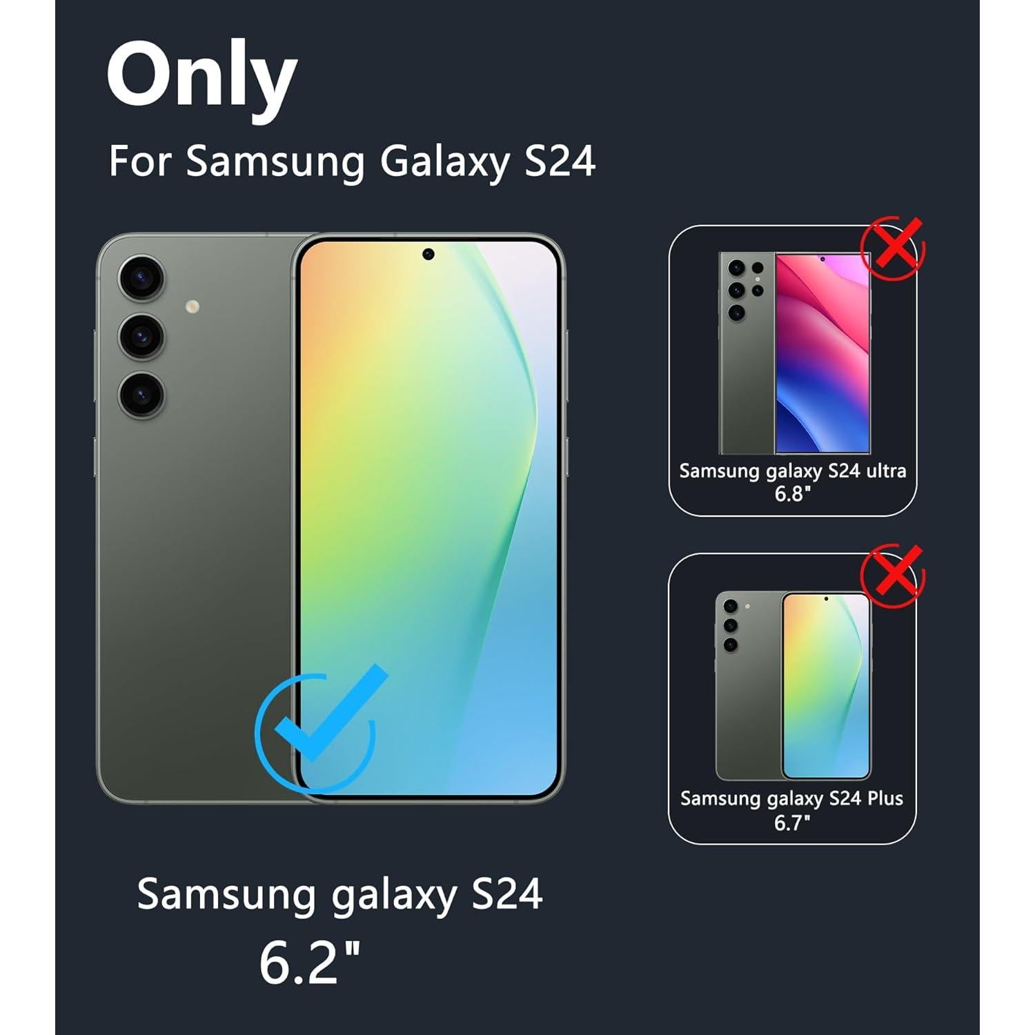 Funda FNTCASE para Samsung Galaxy S24 - Protección Militar