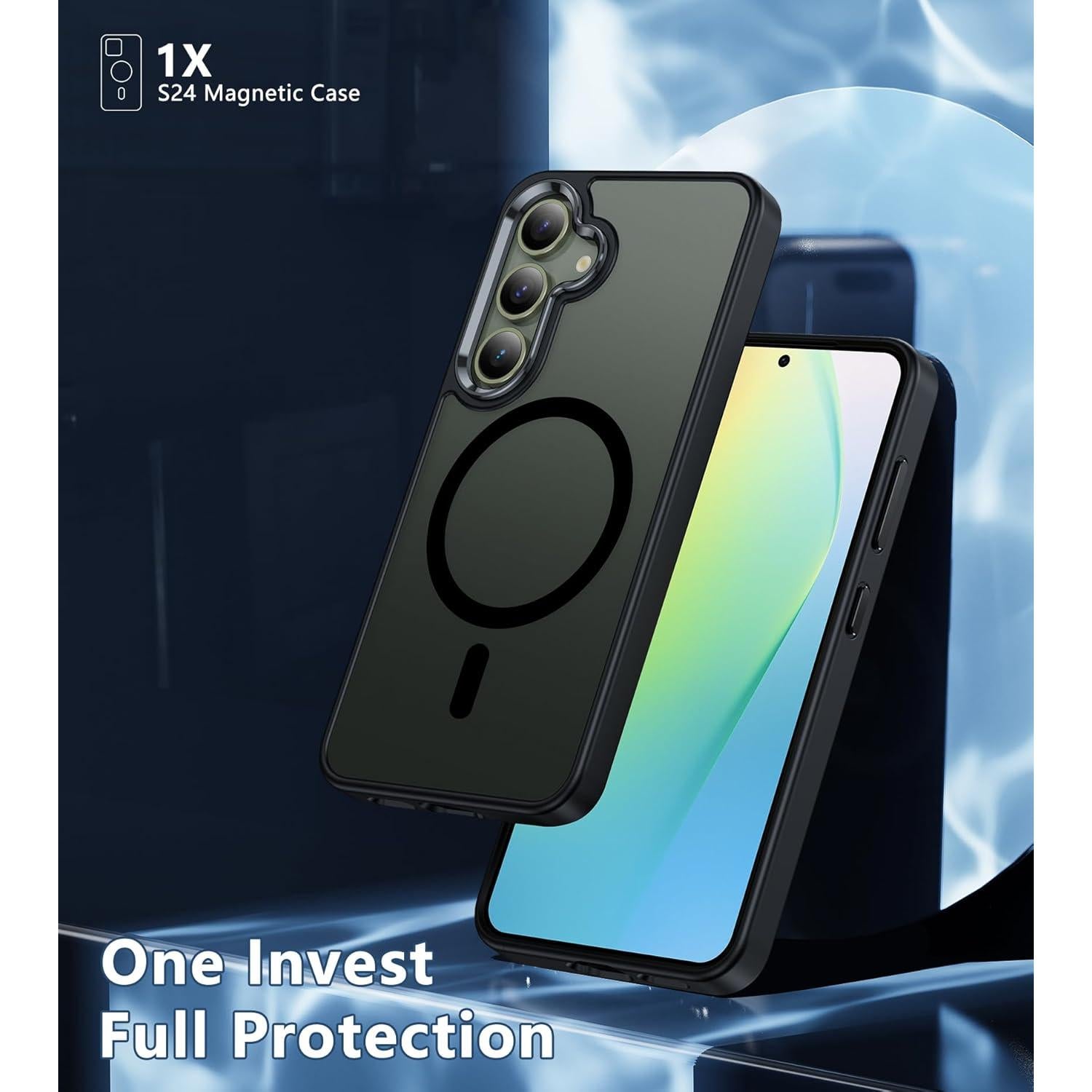 Funda FNTCASE para Samsung Galaxy S24 - Protección Militar