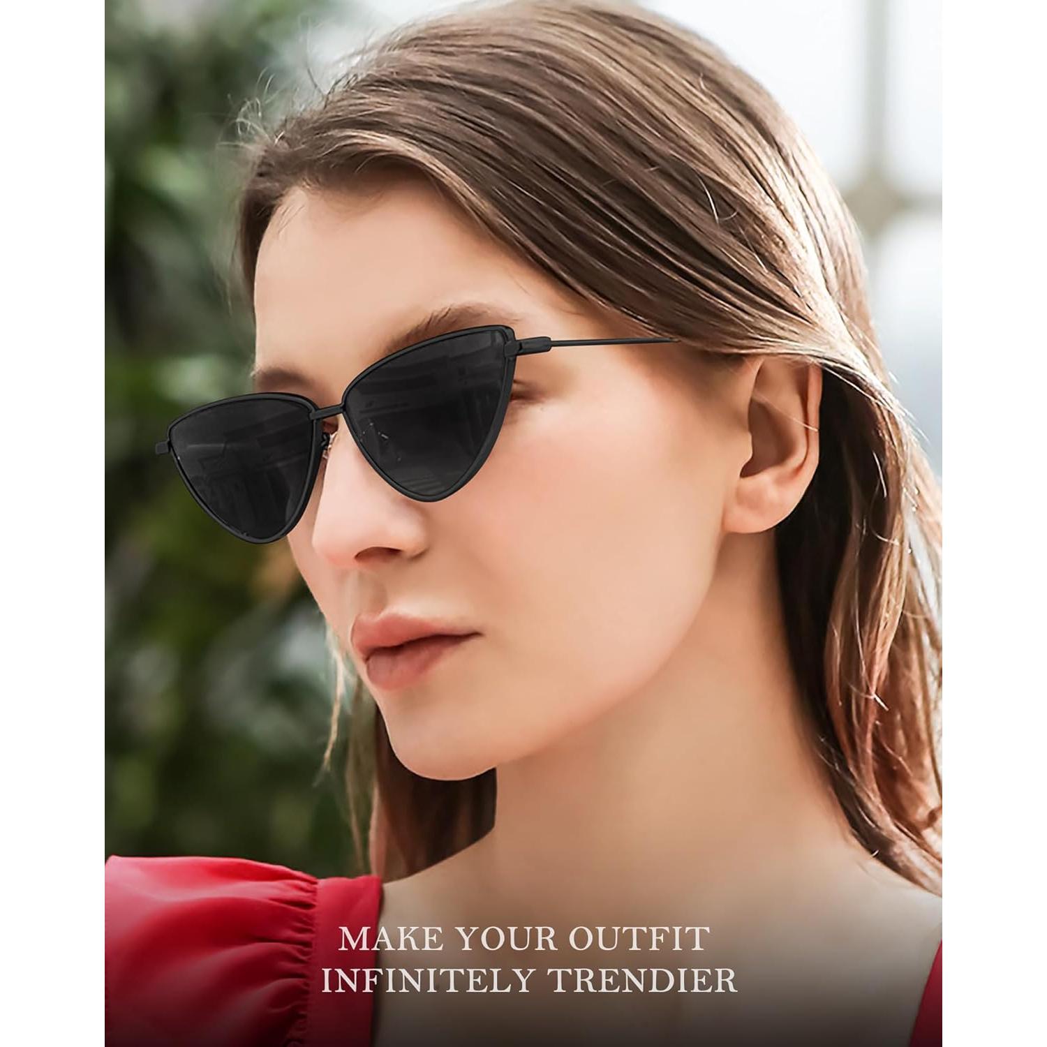 Gafas de sol retro IGNAEF ojo de gato UV400 para mujer