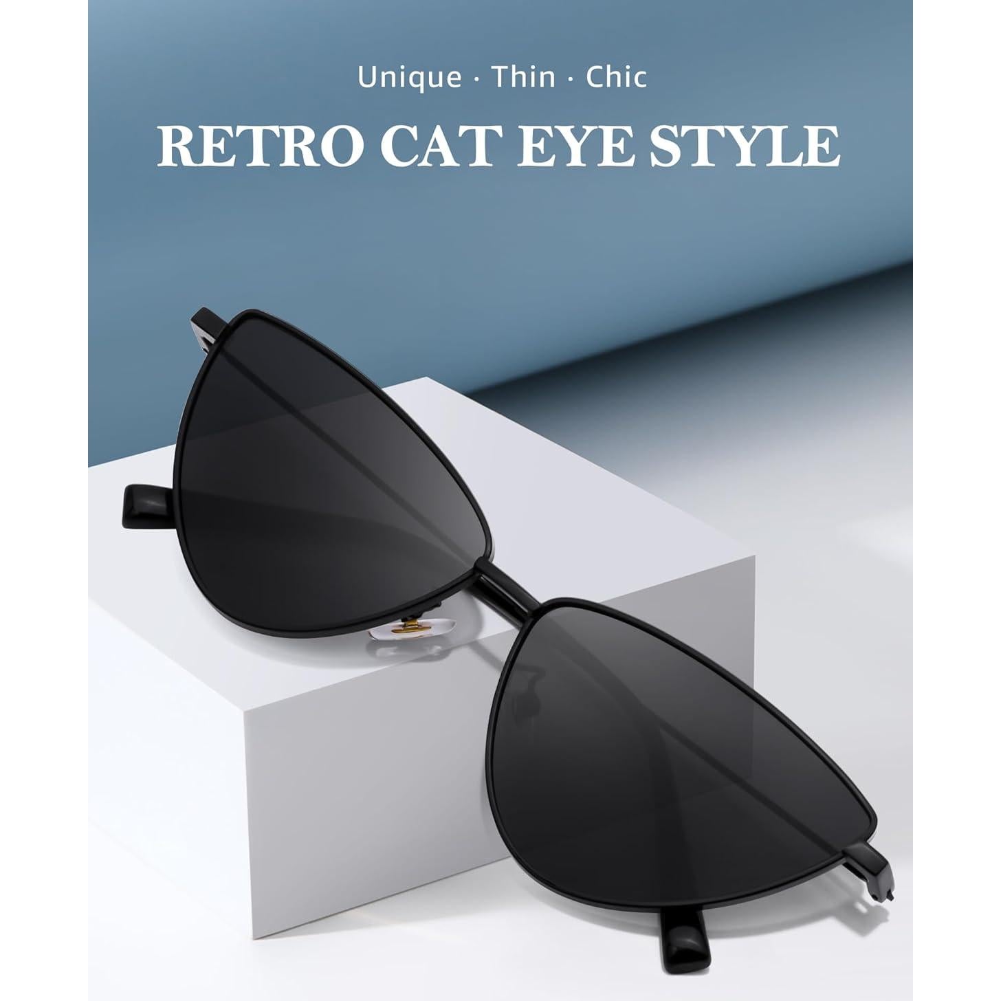 Gafas de sol retro IGNAEF ojo de gato UV400 para mujer