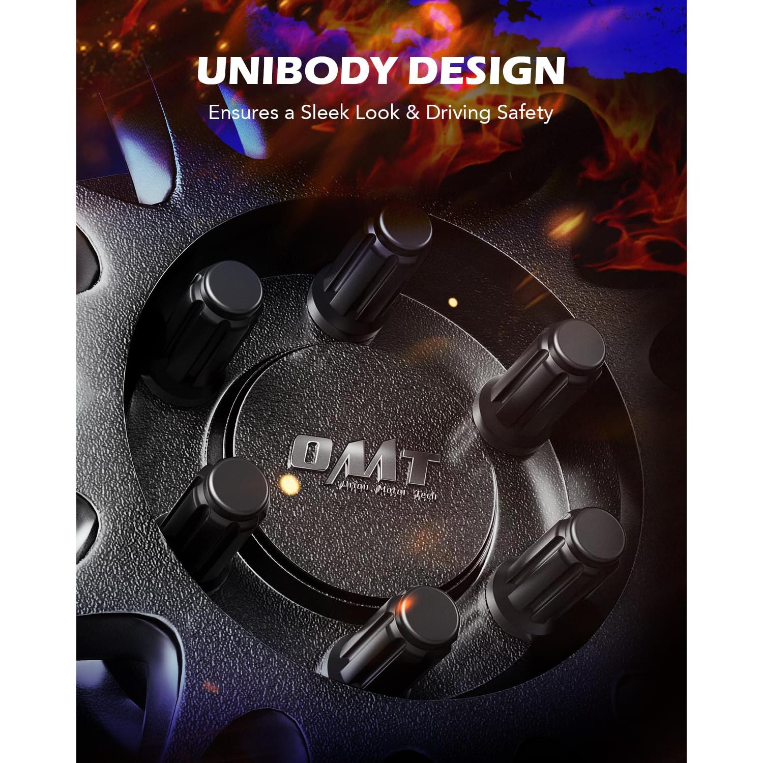 Tuercas de Rueda Orion Motor Tech M14x1.5 Negras Juego 24