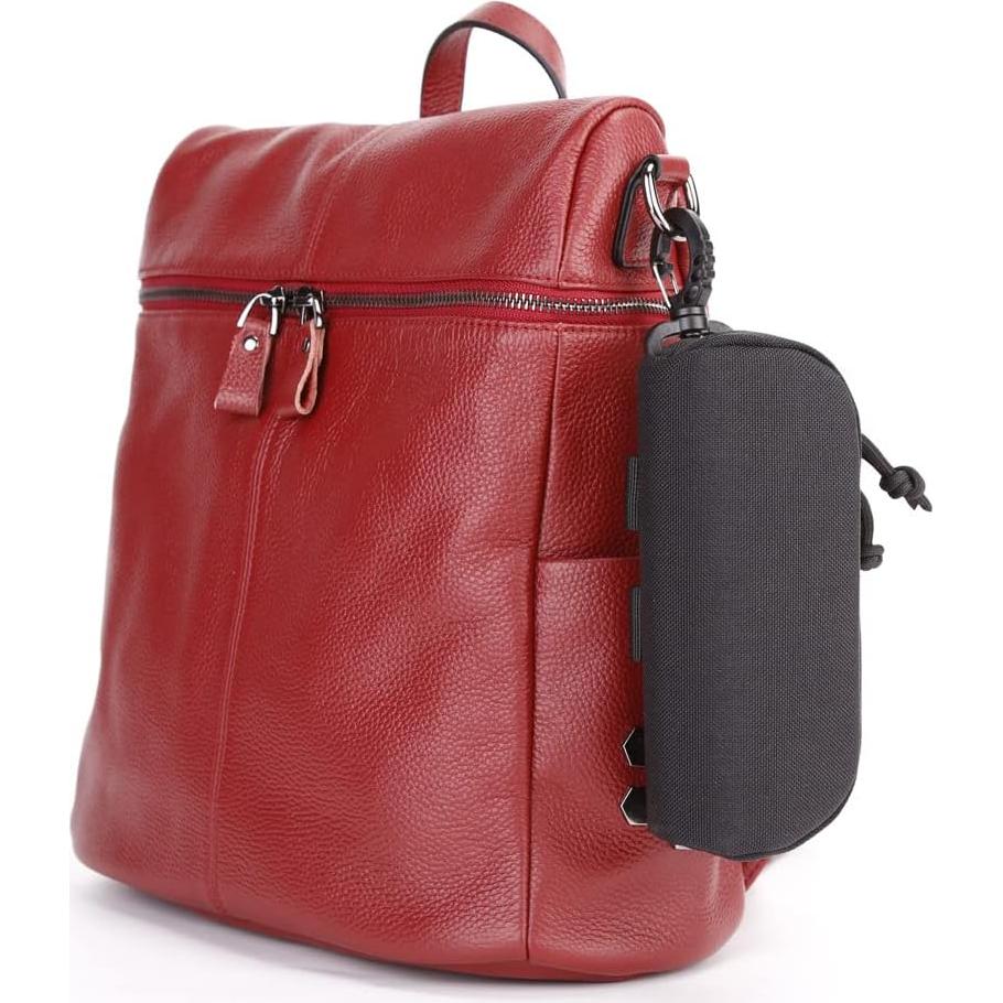 Estuche de Gafas Táctico MOLLE Negro 17x8x5 cm Resistente