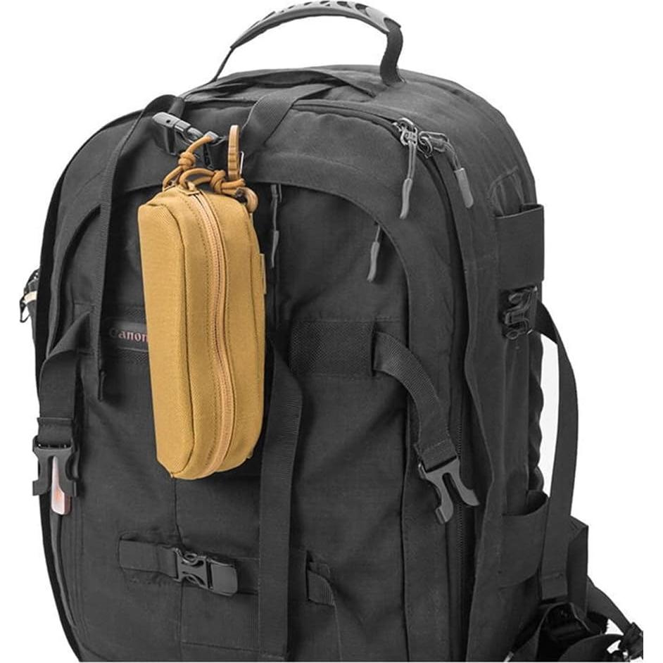 Estuche de Gafas Táctico MOLLE Negro 17x8x5 cm Resistente