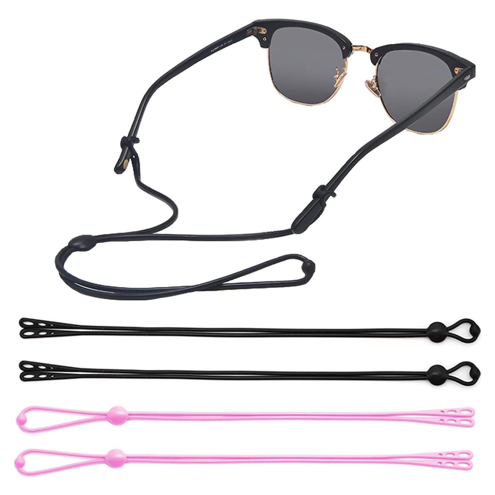 Correas Ajustables para Gafas OPUGIT 4 Pcs Silicona 52 cm