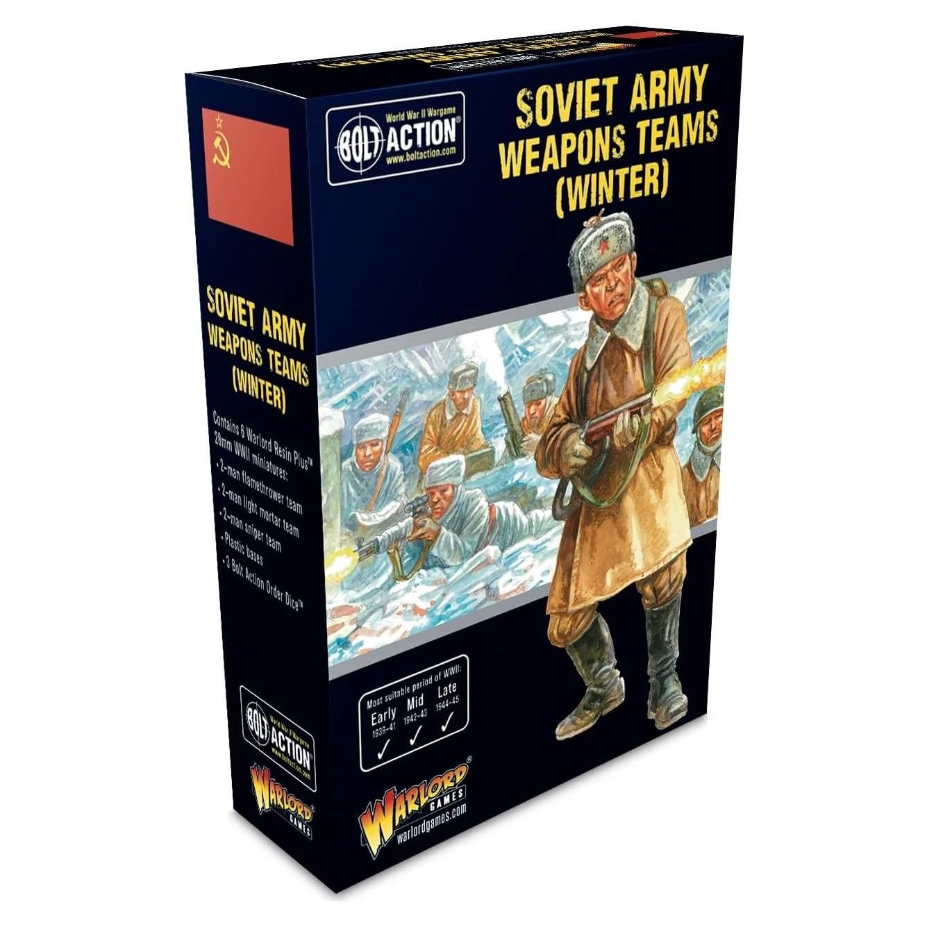 Ejército Soviético Warlord Games Bolt Action 1:56 Figuras