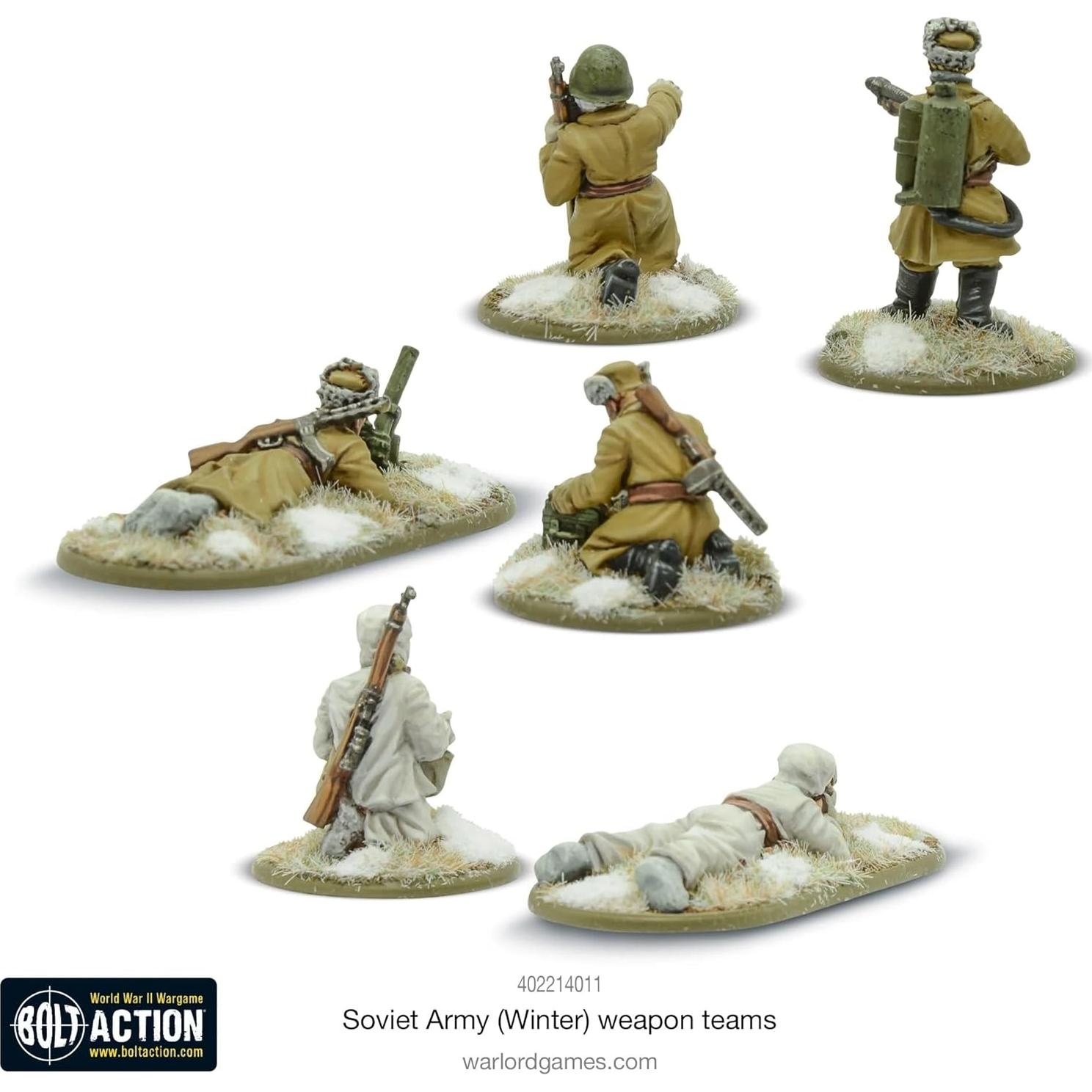 Ejército Soviético Warlord Games Bolt Action 1:56 Figuras